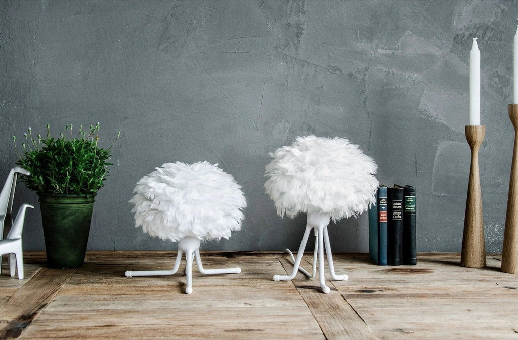 Umage Vita Tripod Base Table Lamp Stand 2 In 1 White, 12.5 Cm/18.6 Cm