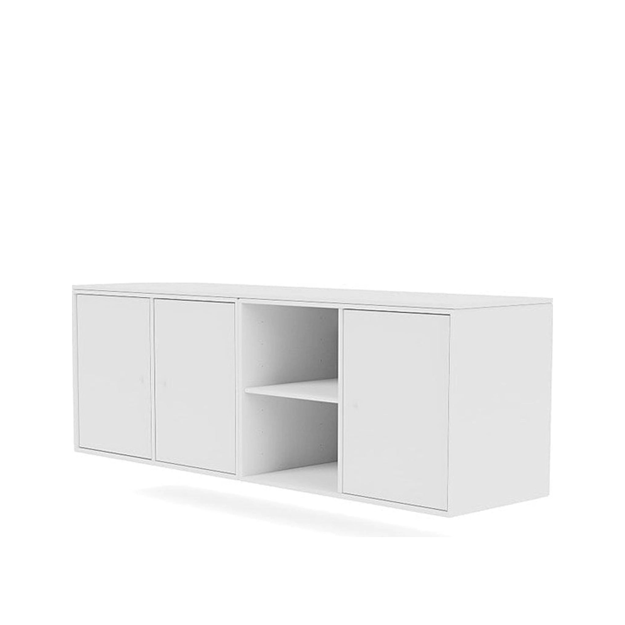 Montana Save Lowboard With Suspension Rail, New White