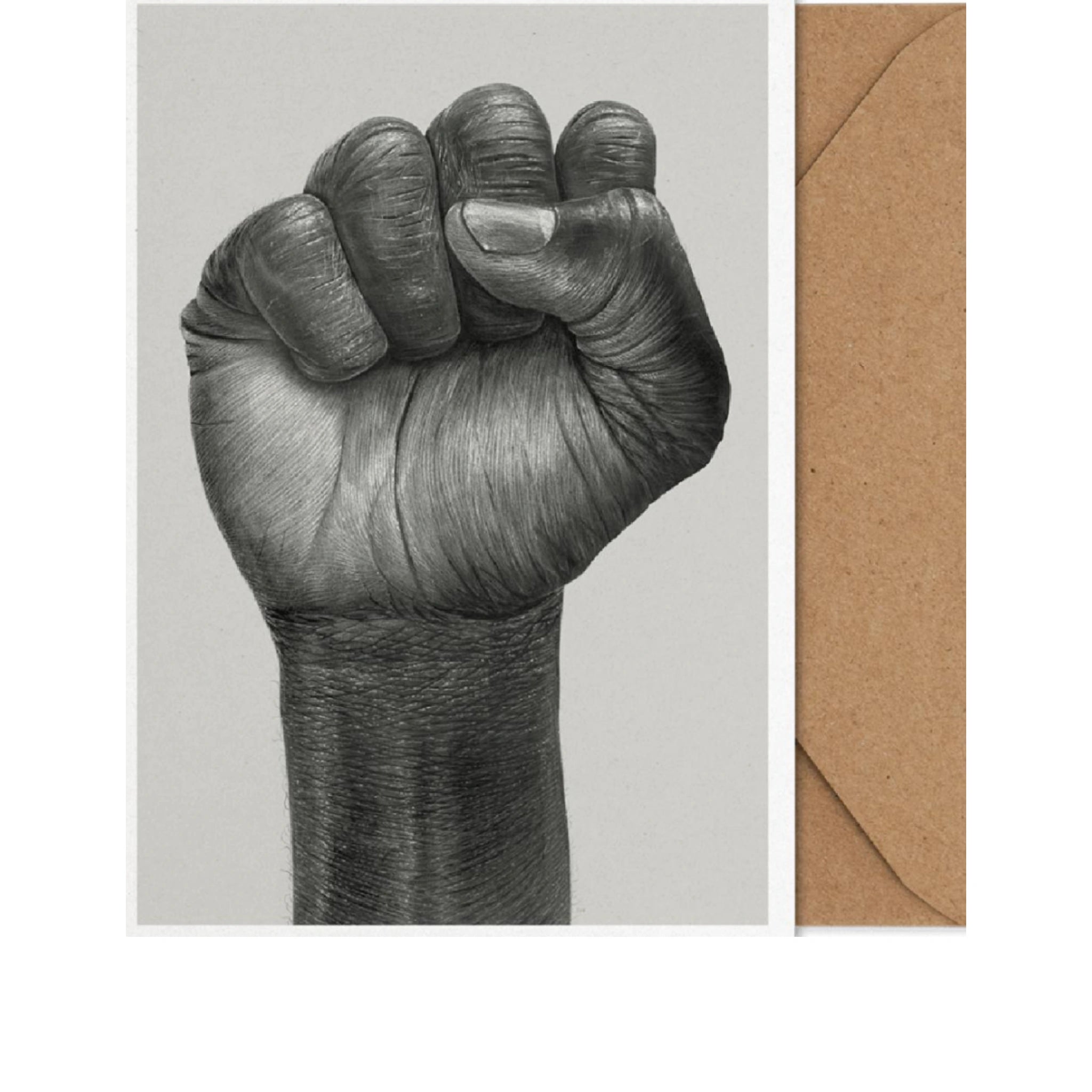 Paper Collective Raised Fist Art Card