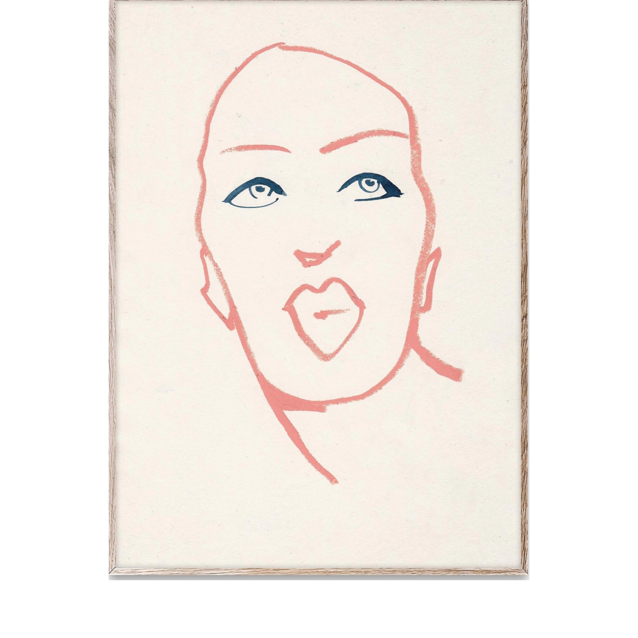 Paper Collective Silhouette 01 Poster, 50x70 Cm