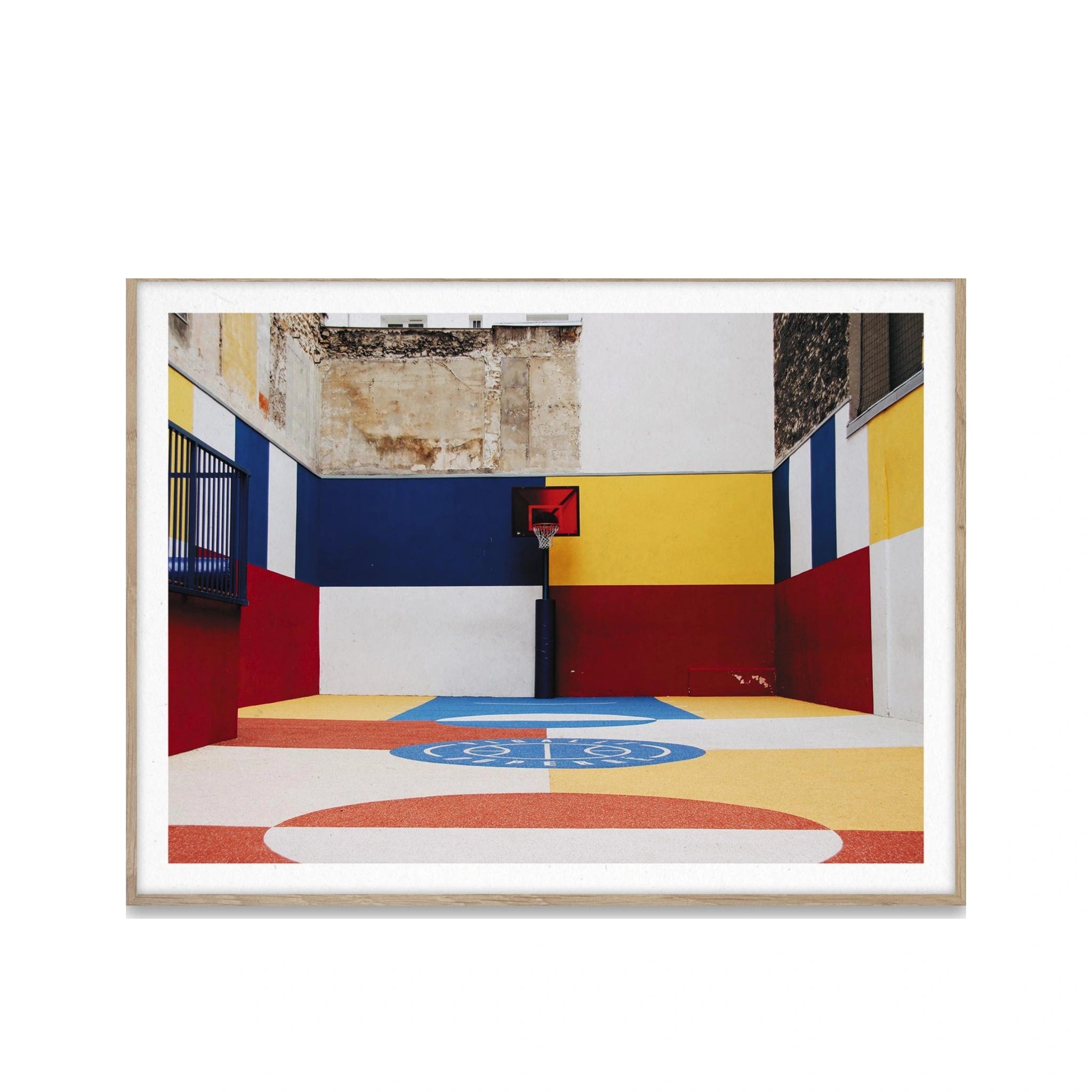 Paper Collective Cities Of Basketball 03, Paris Poster, 30x40 Cm