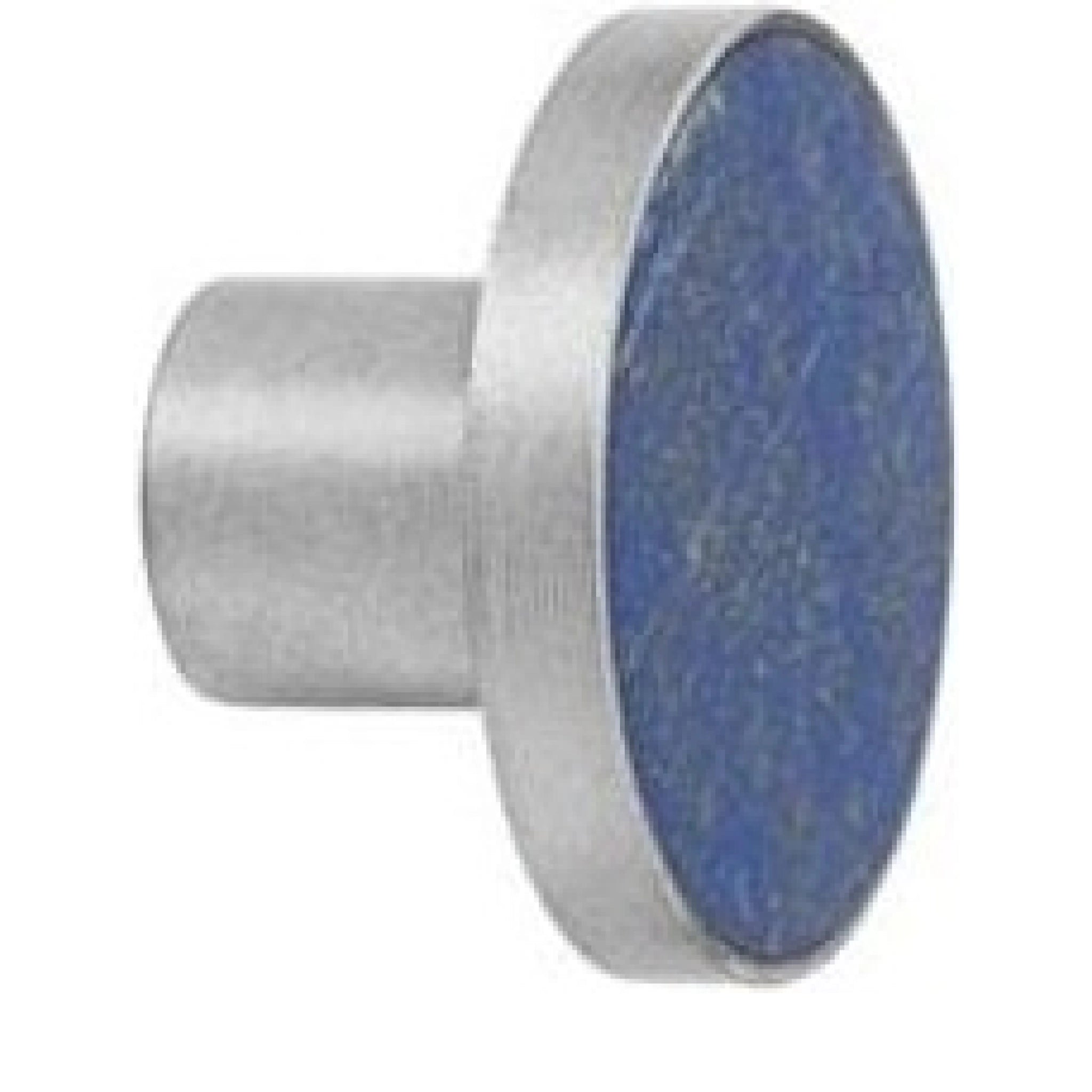 Ferm Living Hook Stainless Steel, Blue Lapis Lazuli ø4 Cm
