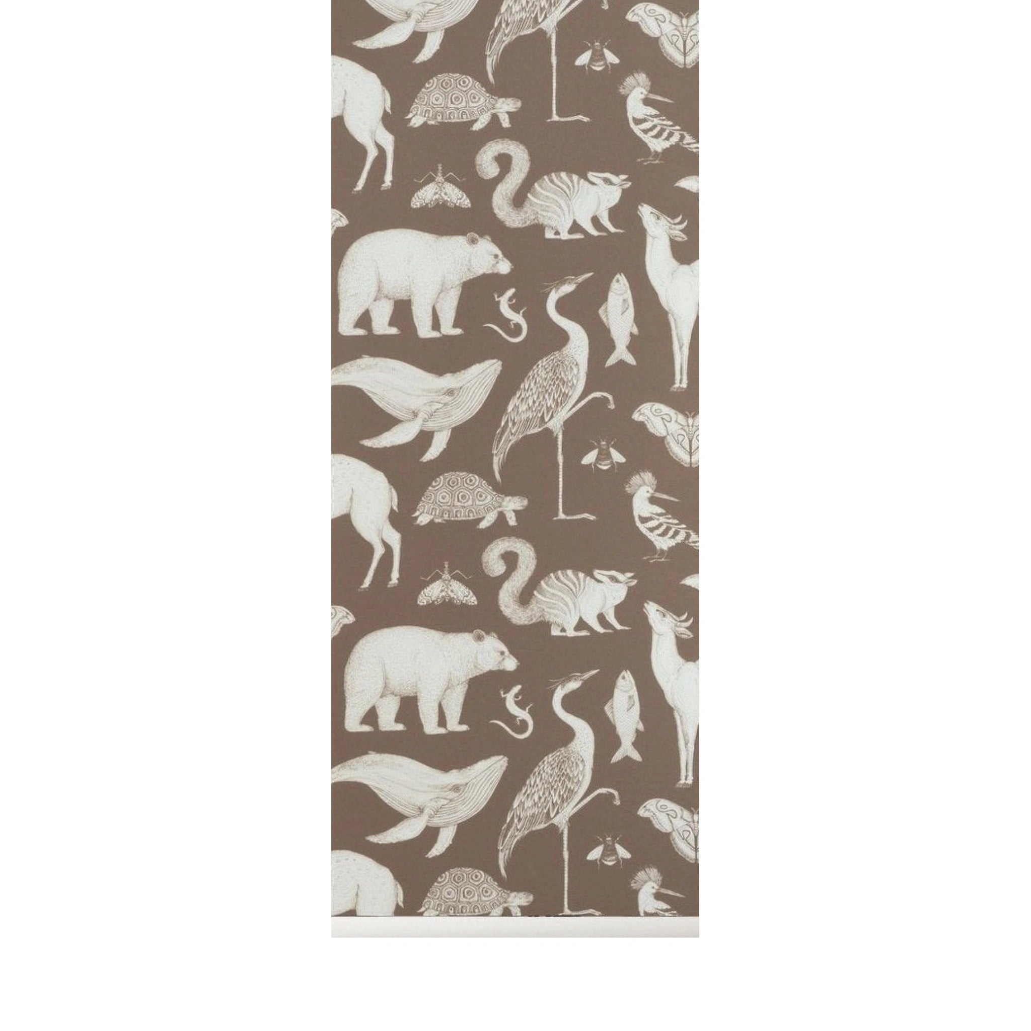 Ferm Living Katie Scott Wallpaper Animal, Caramel