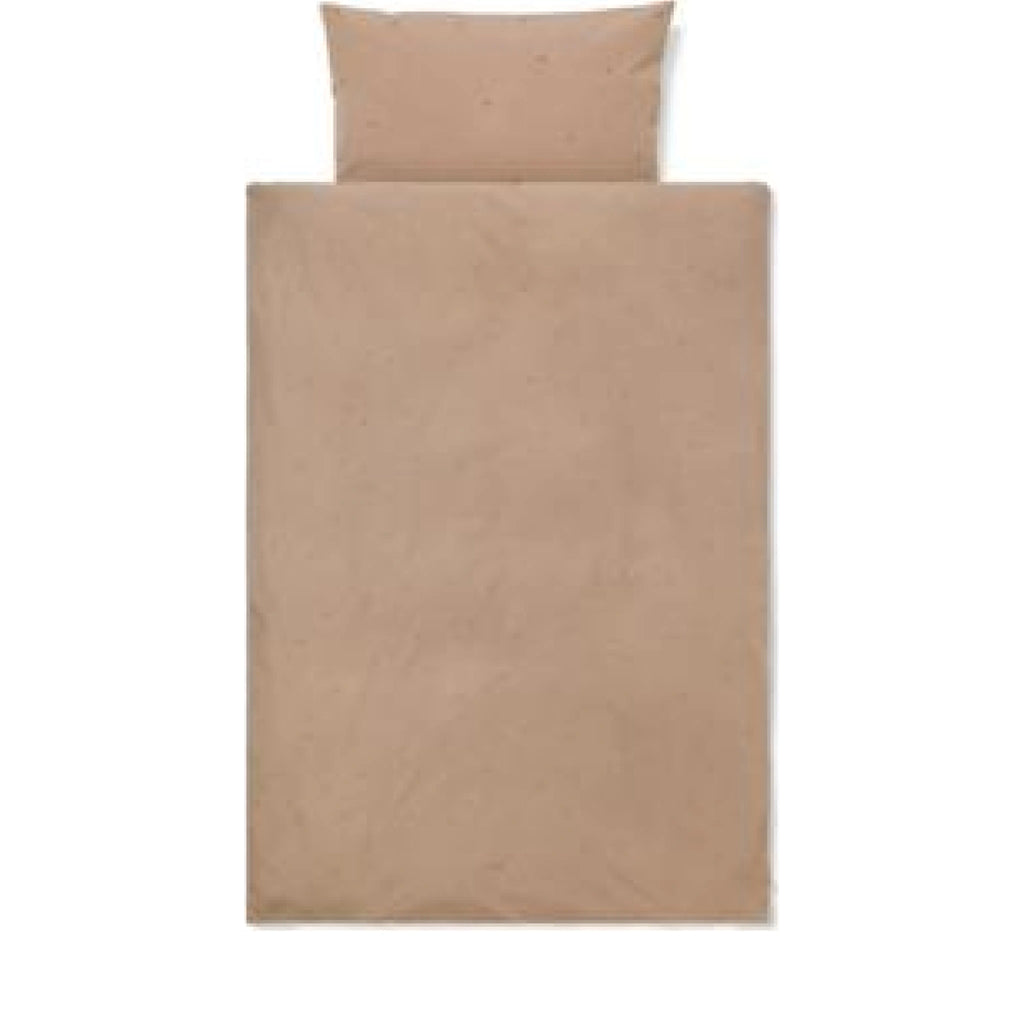 Ferm Living Dot Embroidery Bed Linen Dusty Rose, Baby