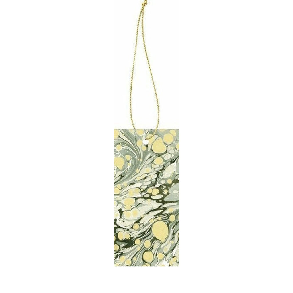 Ferm Living Marbling Gift Tag, Green