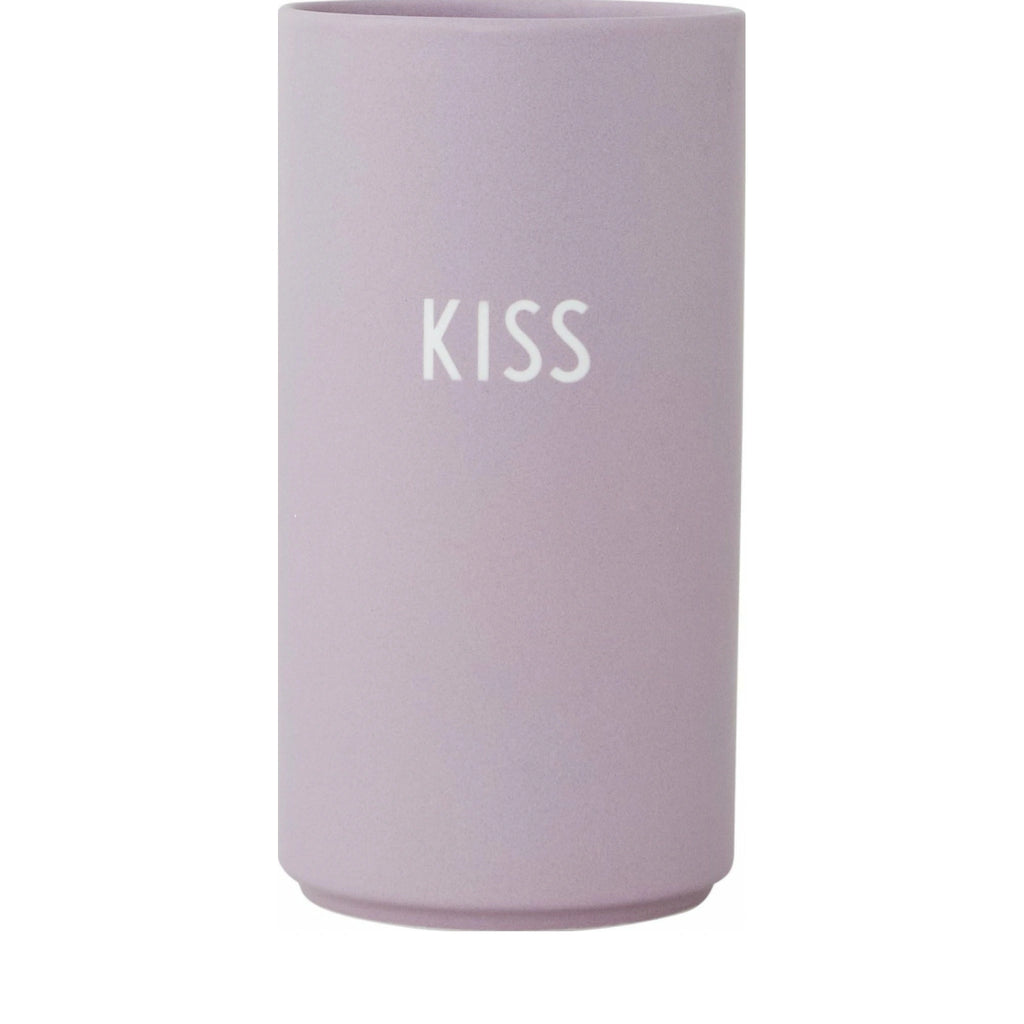 Design Letters Favorite Vase Kiss Medium, Lavender