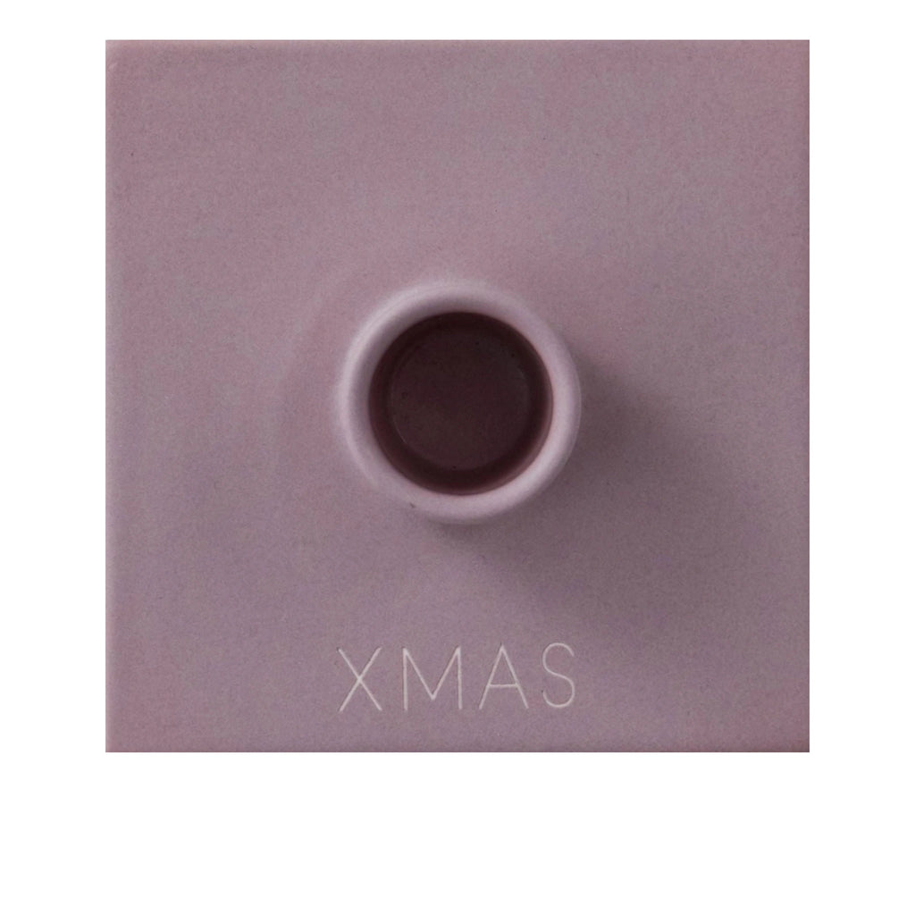 Design Letters Christmas Candle Holds Xmas, Lavender