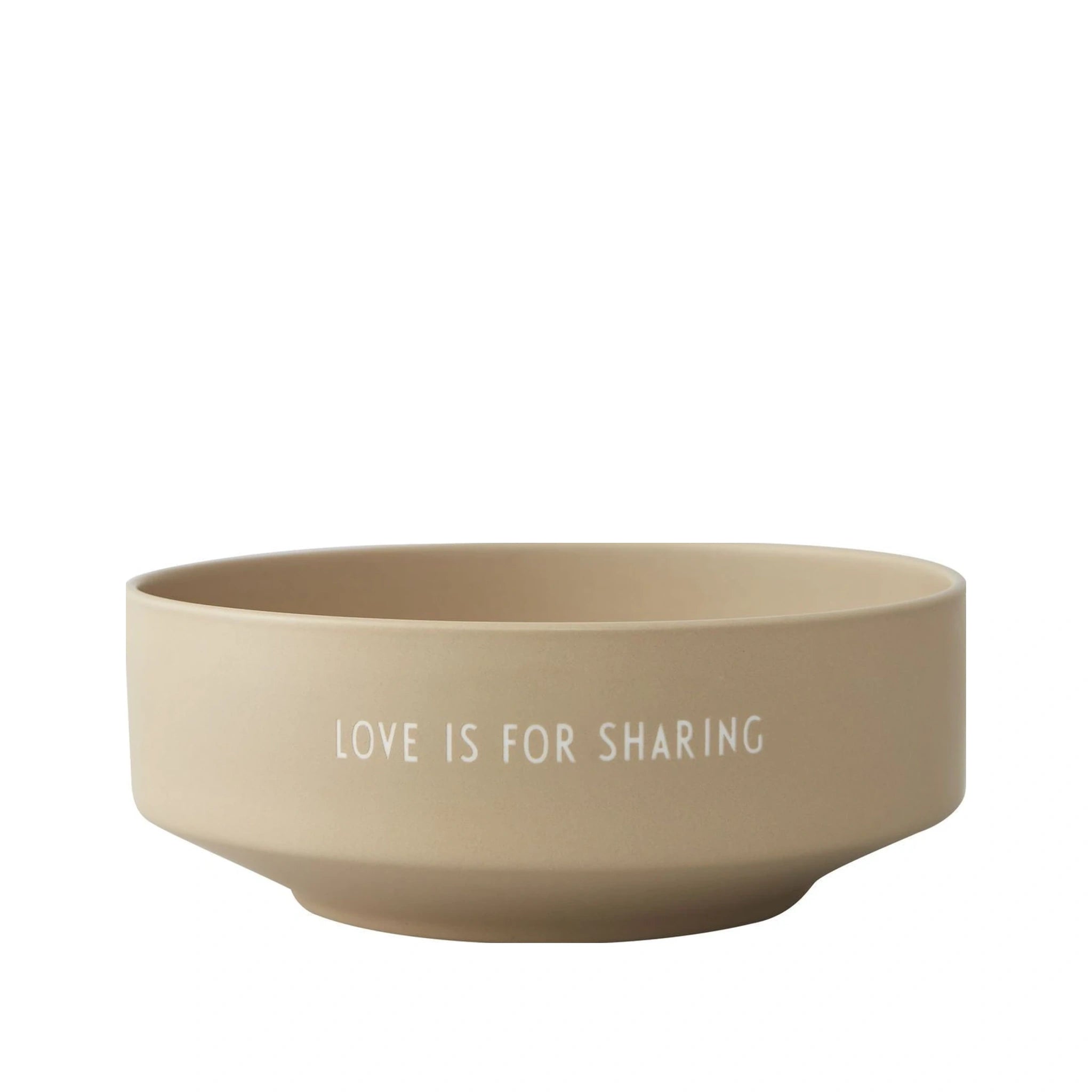 Design Letters Favorite Bowl Medium, beige