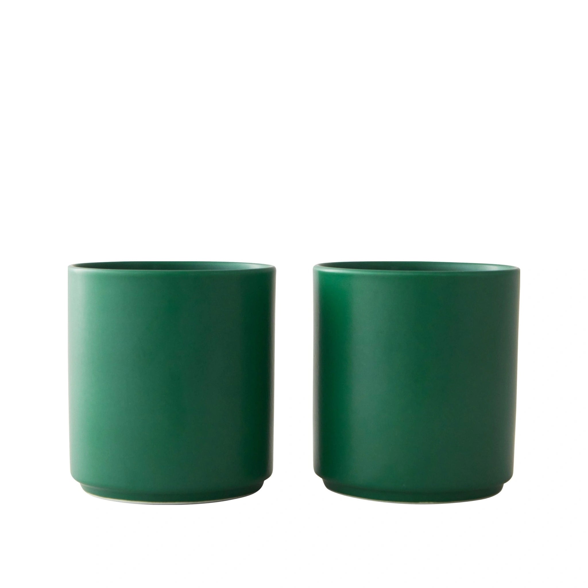 Design Letter's Favorite Mug Set of 2, Grass Green