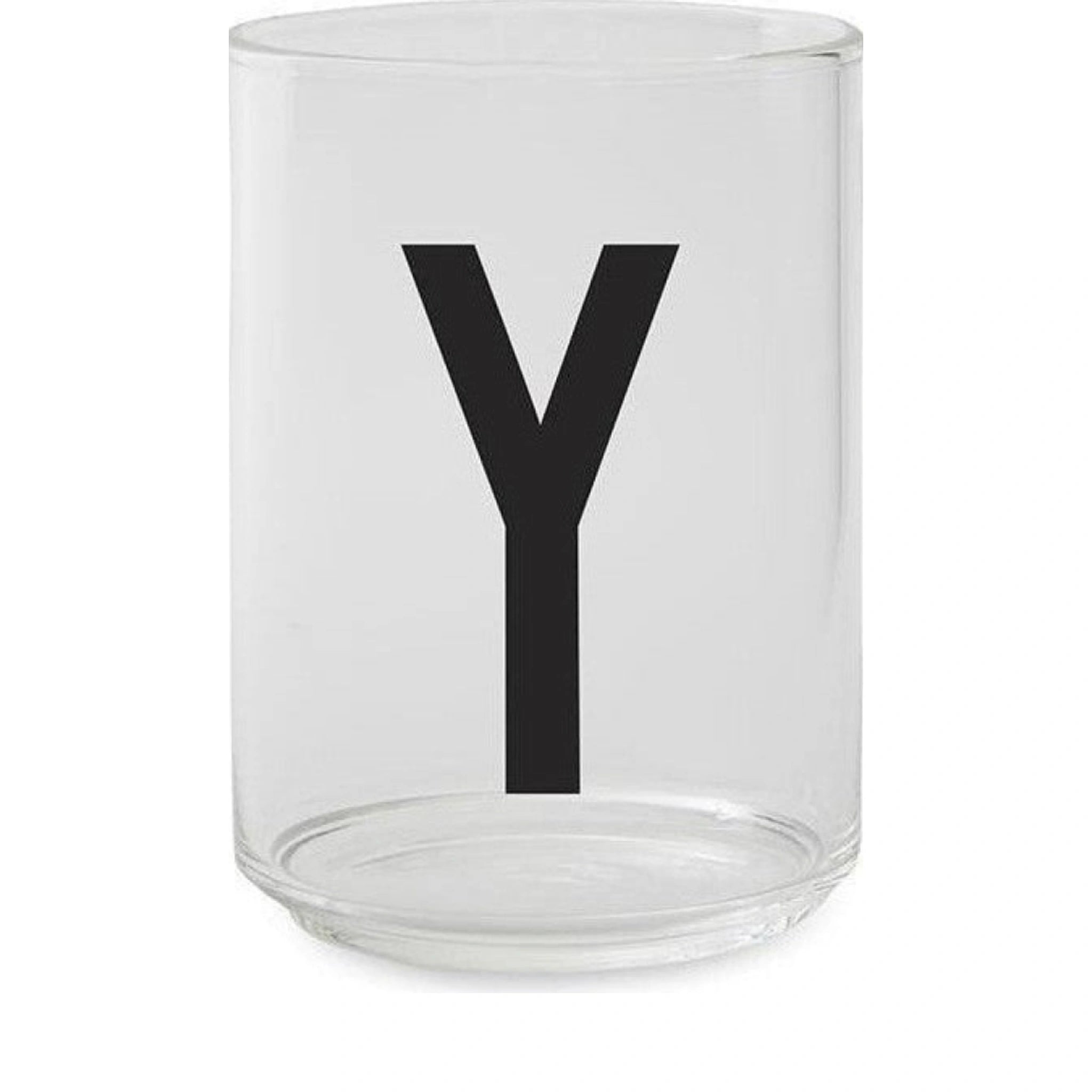 Design Letters Personal Drinking Glass A-Z, Y