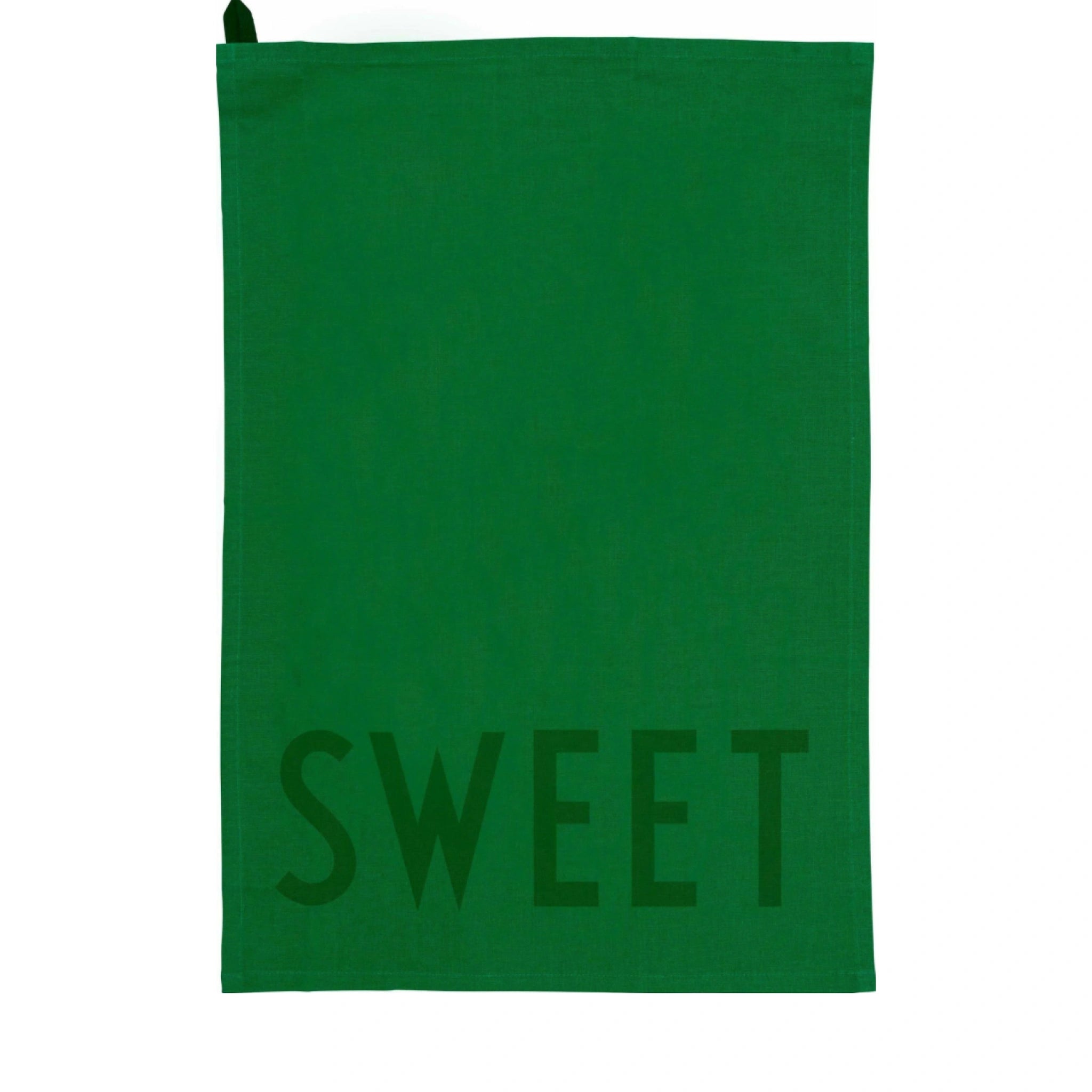 Design Letter's Favorite Tea Towel Set of 2, Olive Green