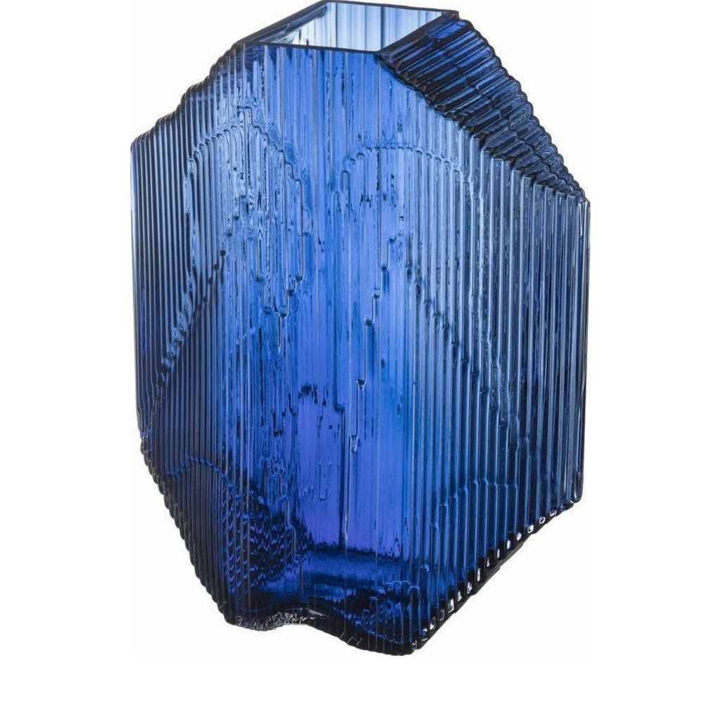 Iittala Kartta Glass Sculpture Ultramarine Blue, 24 X 32 Cm