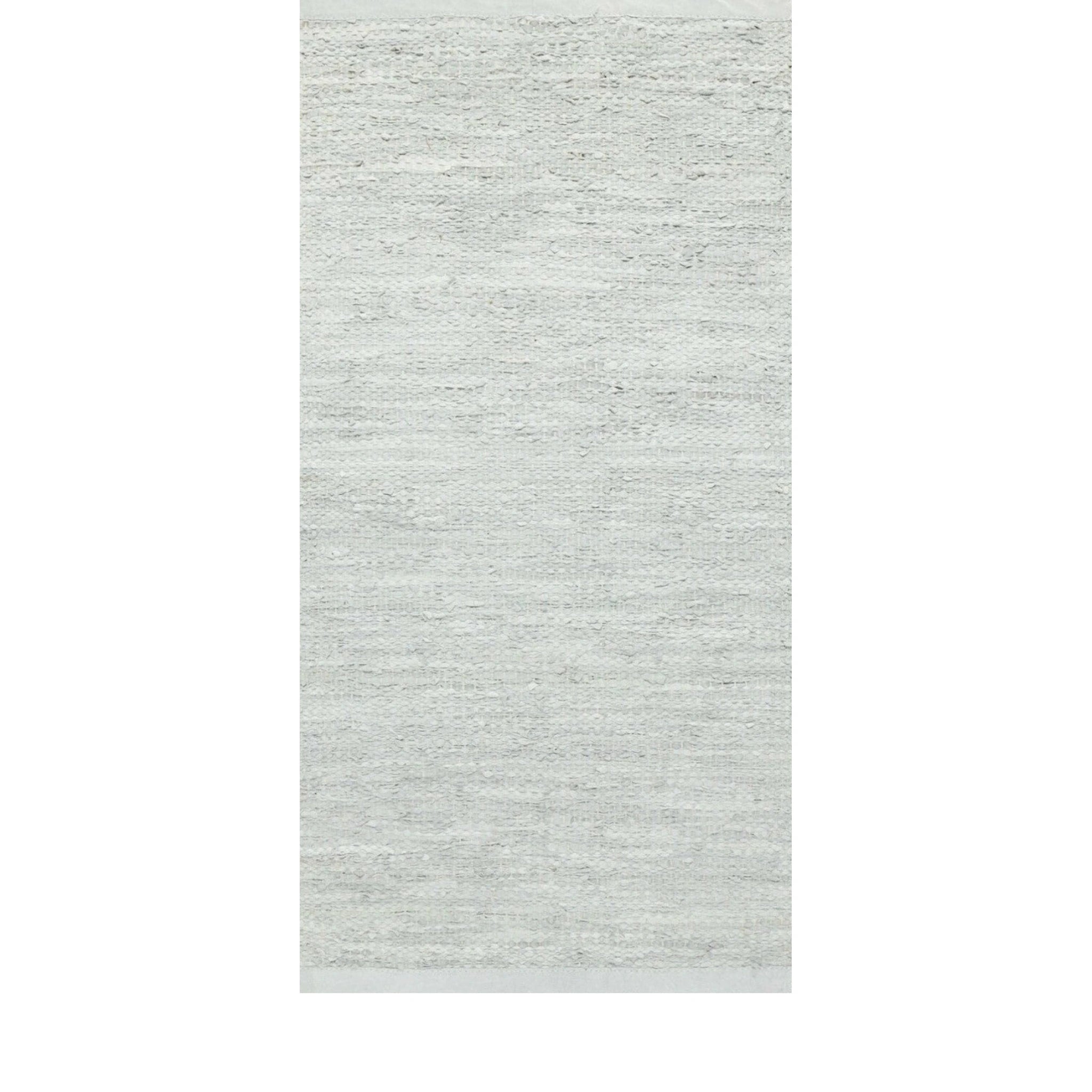 Rug Solid Leather Rug Limestone, 75 X 500 Cm