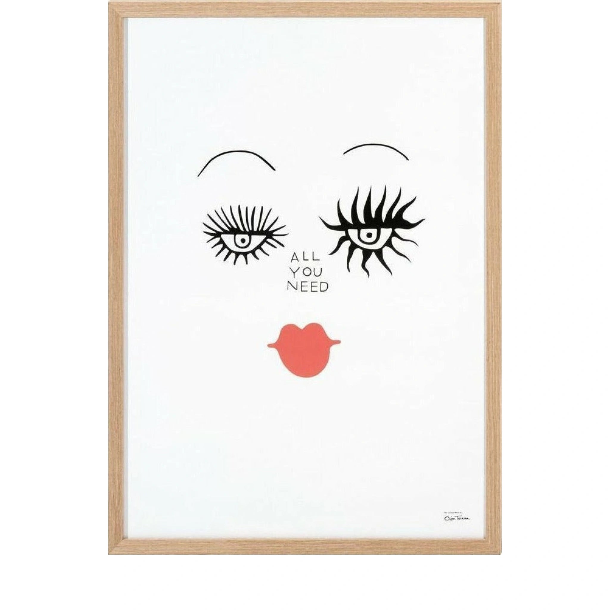 Iittala Oiva Toikka Art Poster All You Need, 50x70cm