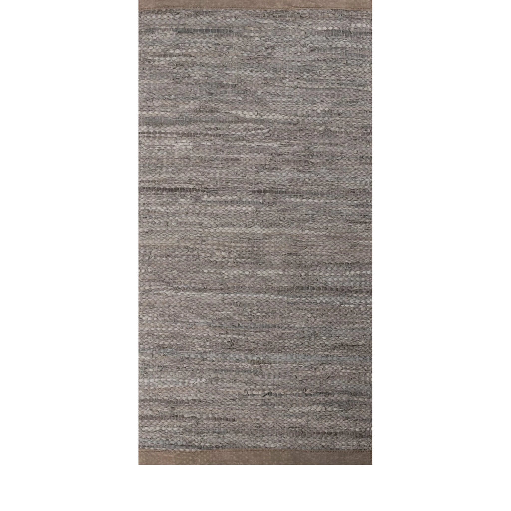 Rug Solid Leather Carpet Wood, 170 X 240 Cm