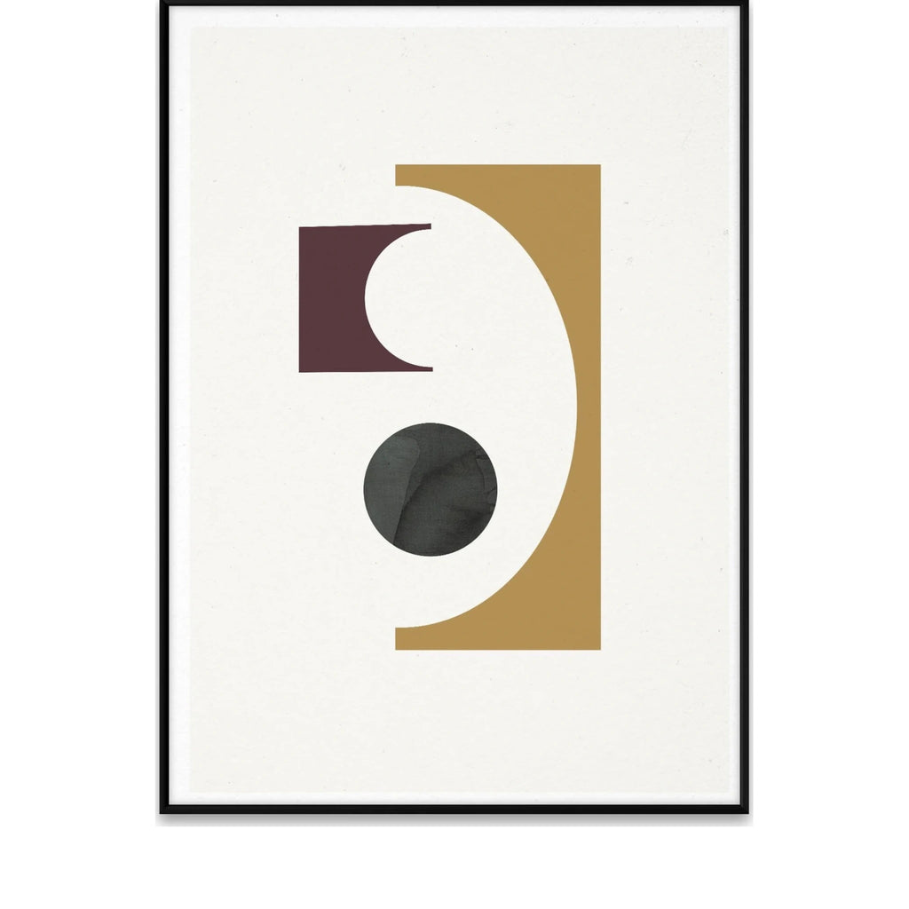 Paper Collective Shapes Of Color 01 Poster, 50x70 Cm