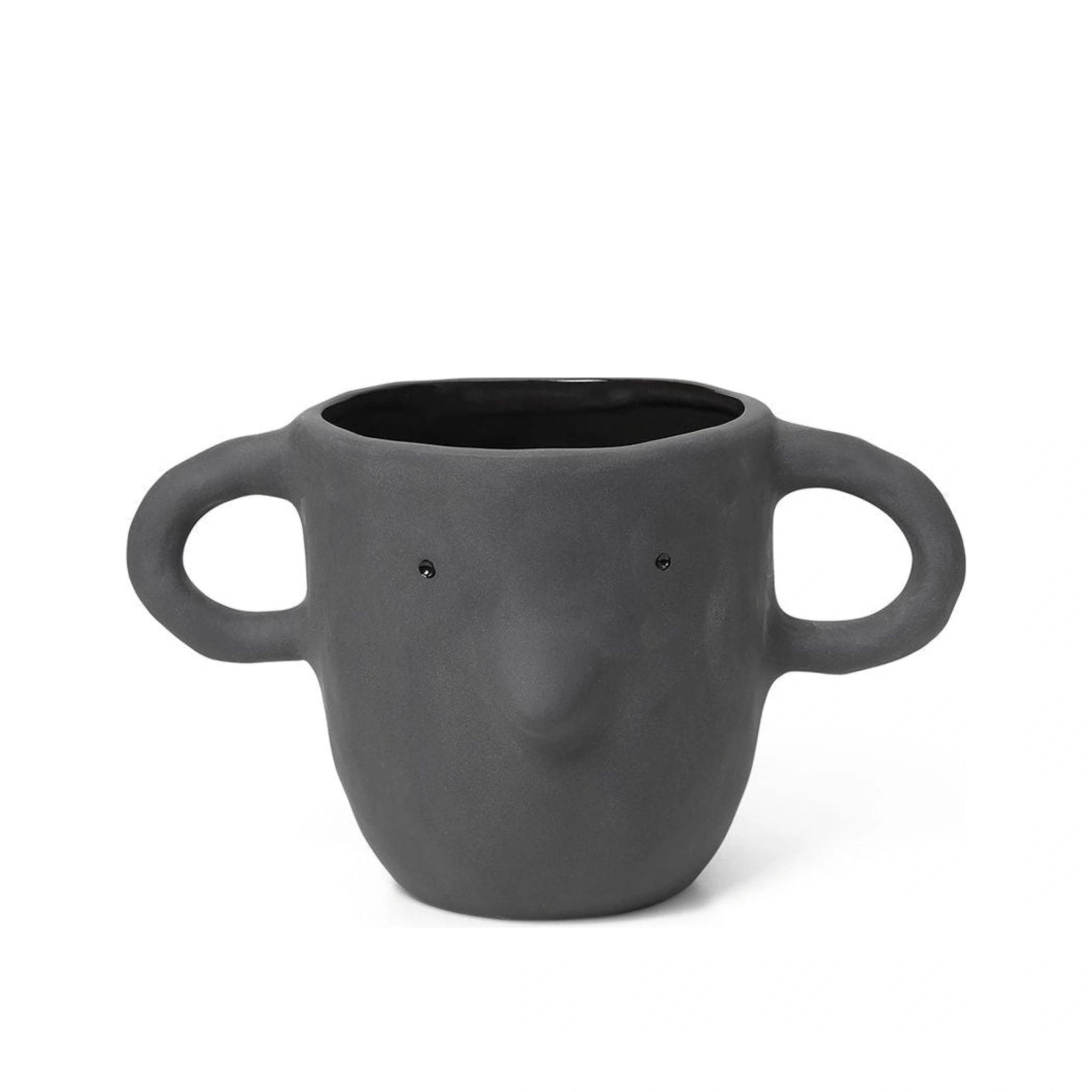Ferm Living Mus Flowerpot, Dark Grey
