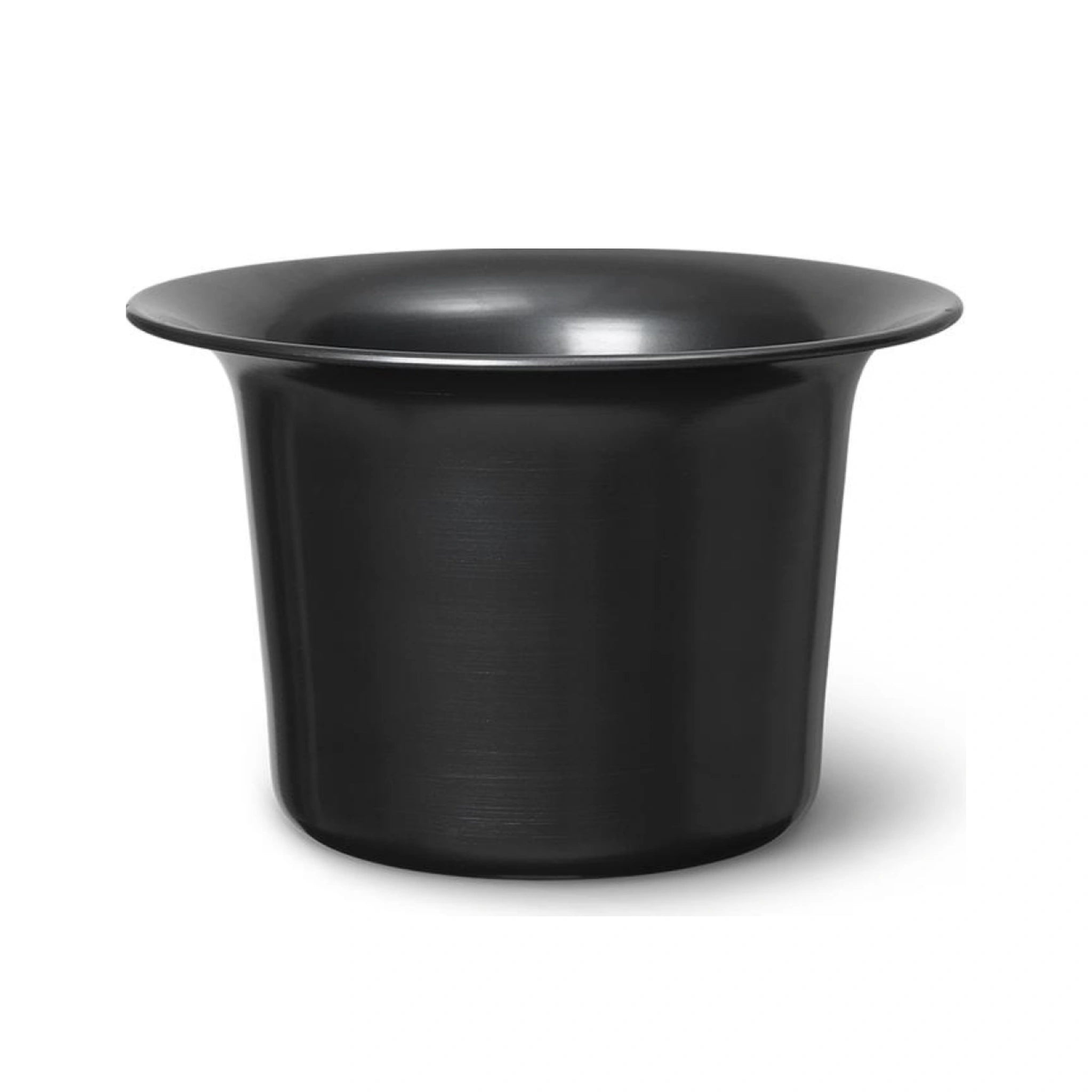 Ferm Living Spun Alu Basket Low, Black Aluminum