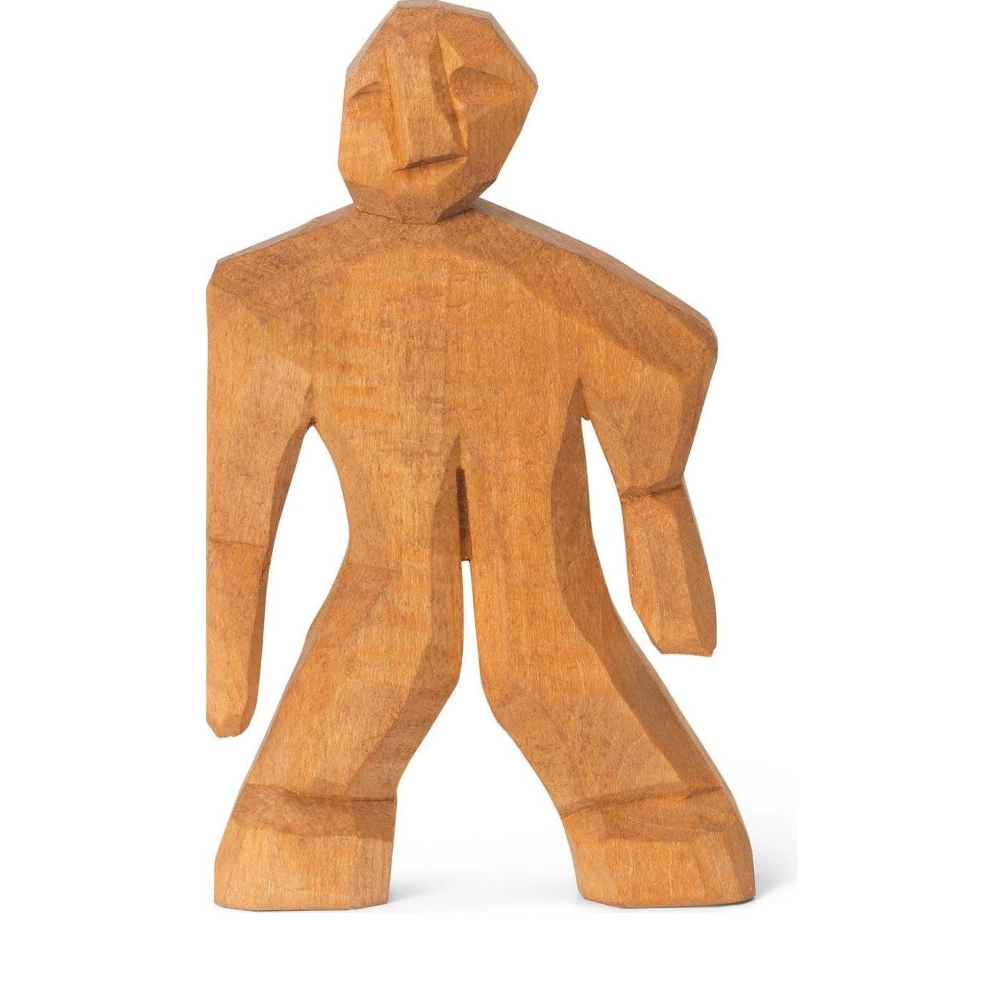 Ferm Living Otto Hand Carved Figure, Orange