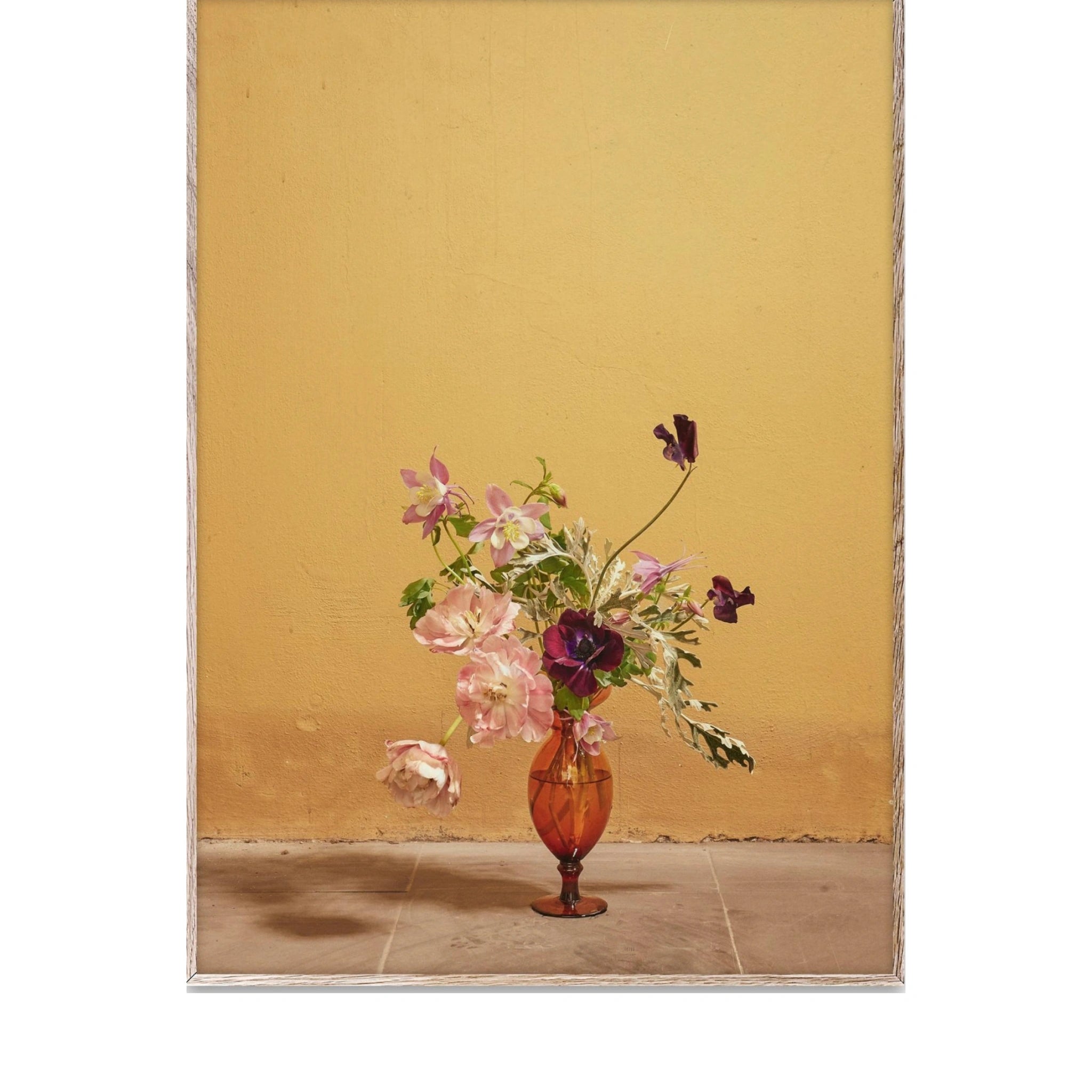 Paper Collective Blomst 02 Poster 30x40 Cm, Ochra
