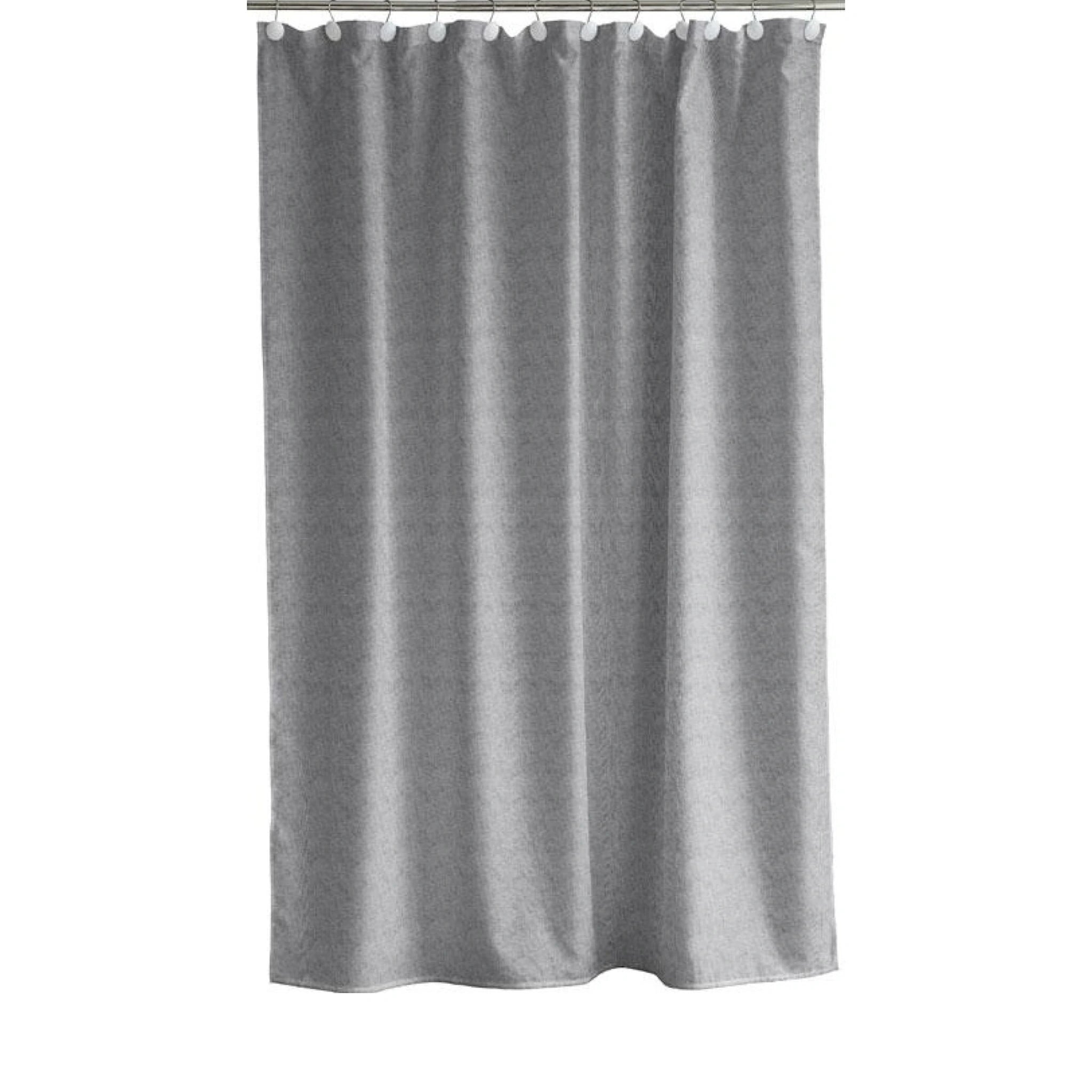 Södahl Chambray Shower Curtain, Grey