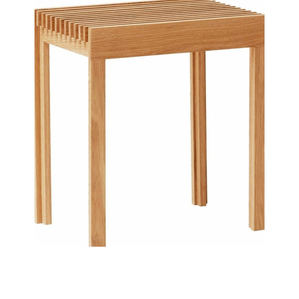 Form & Refine Lightweight Oak Stool — Solid European Oak, 45cm, 2.5kg