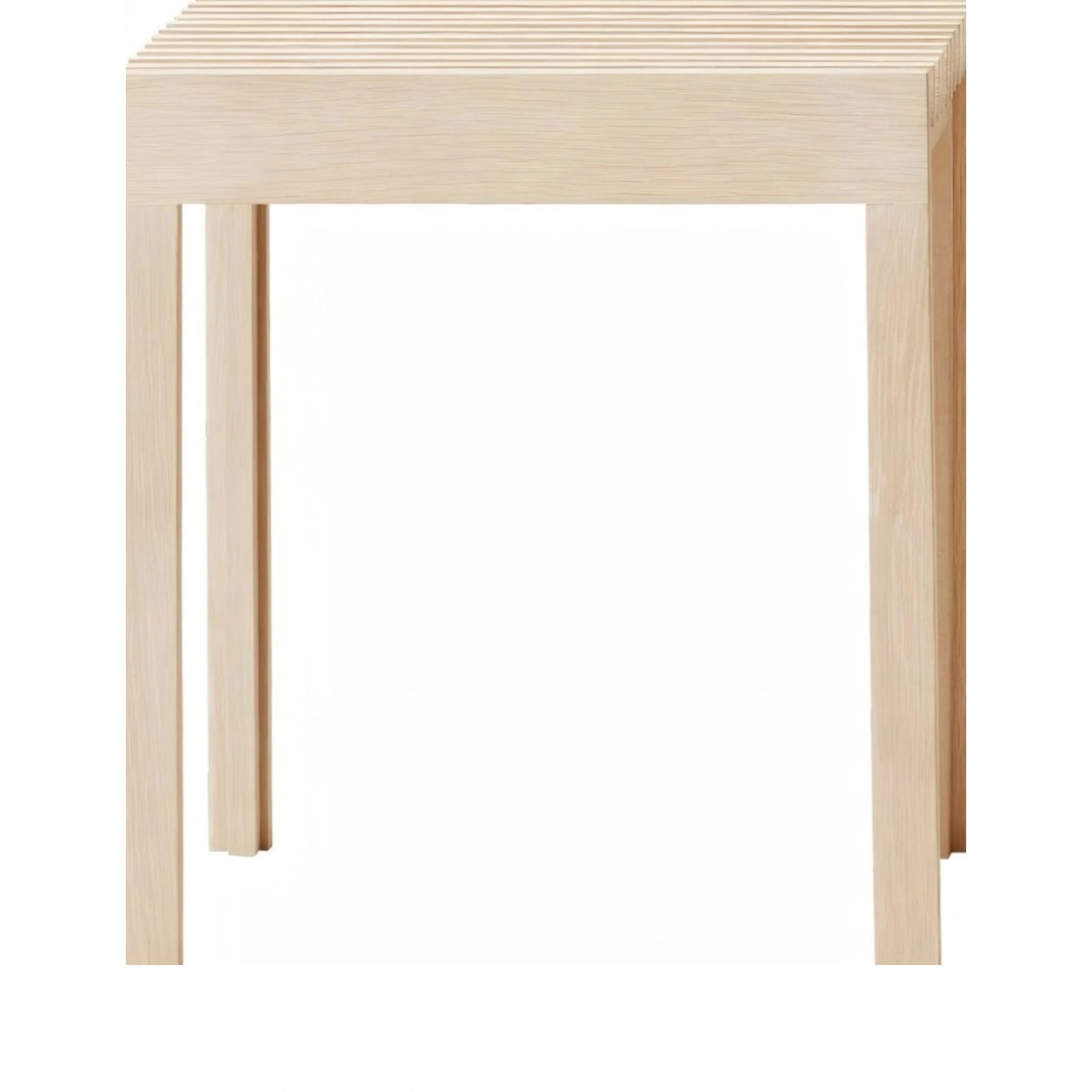 Form & Refine Lightweight Stool, White Oiled Oak — Ultra-Light 45cm