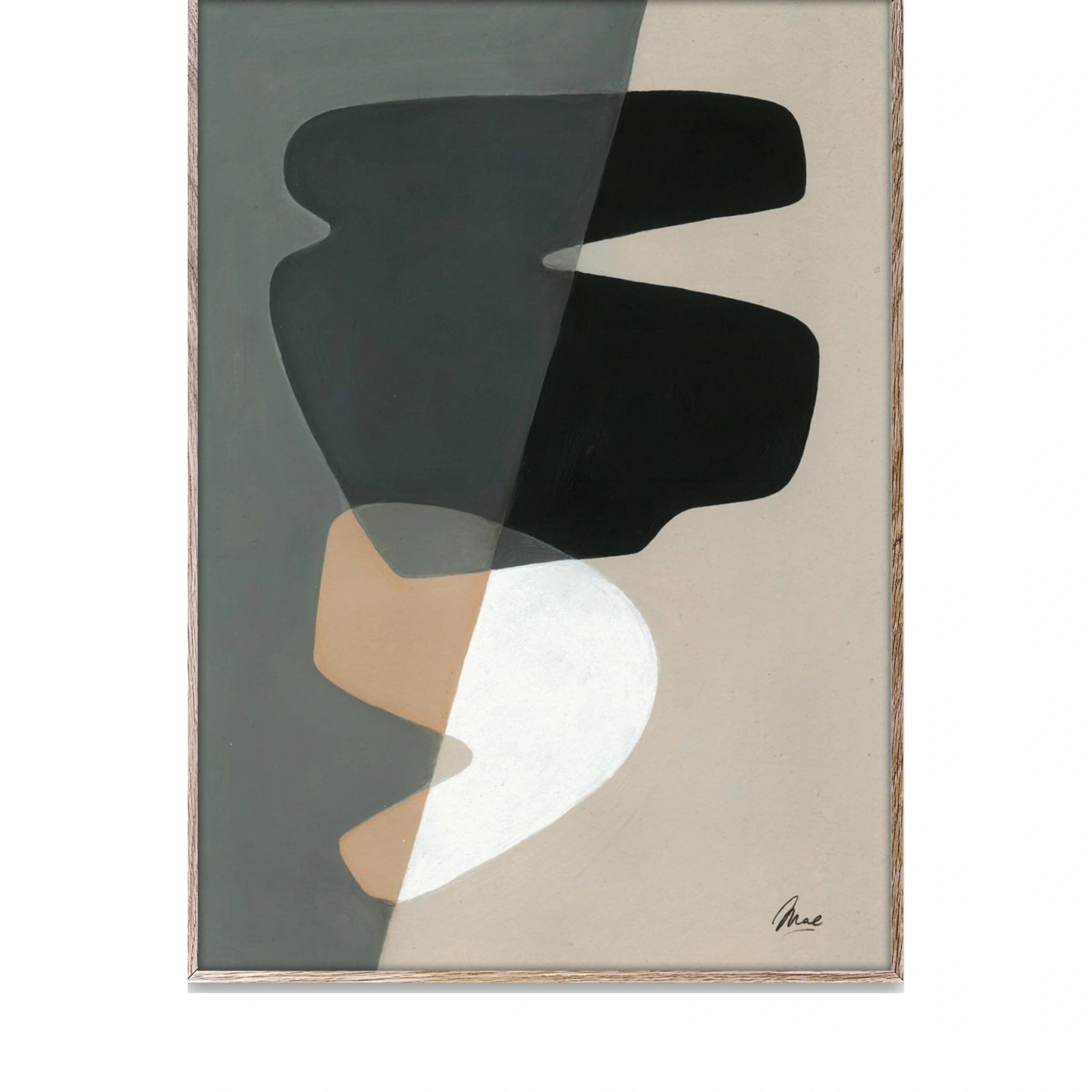 Paper Collective Composition 02 Poster, 70x100 Cm