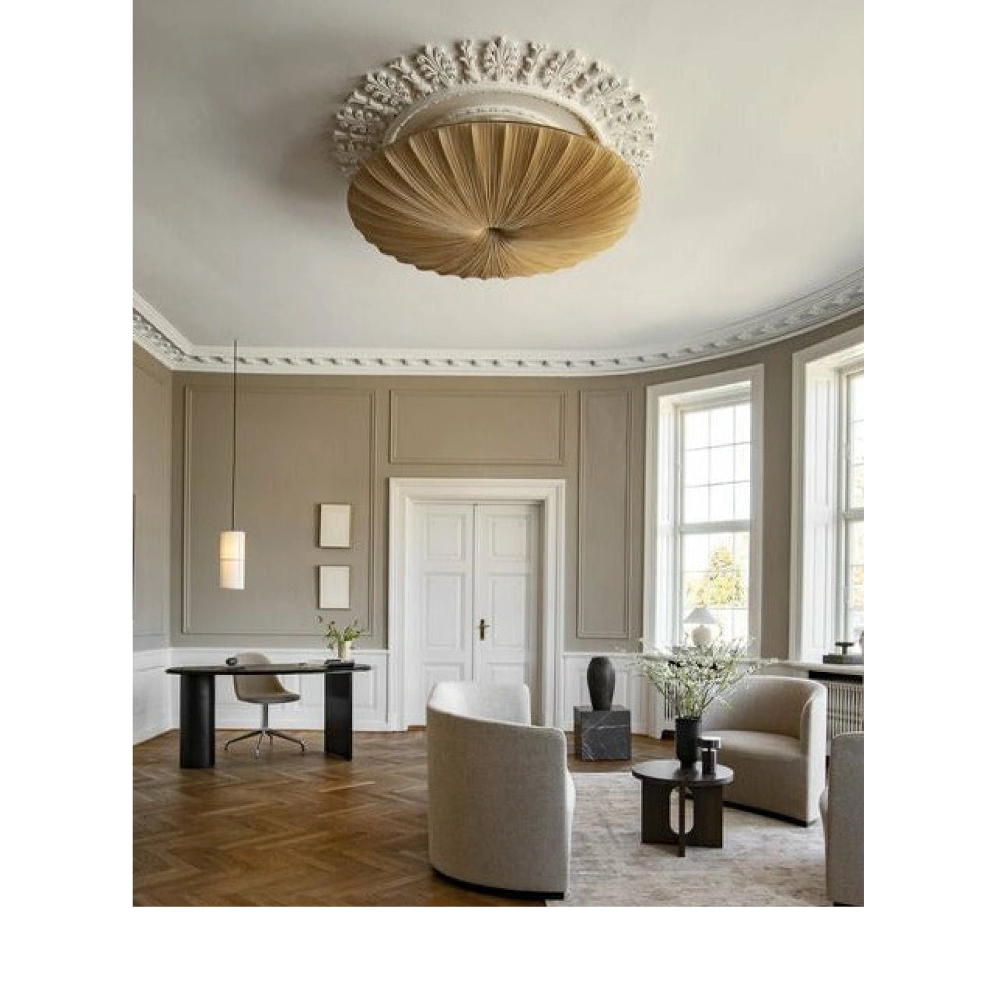 Audo Copenhagen Hashira Suspension Lamp Large, White