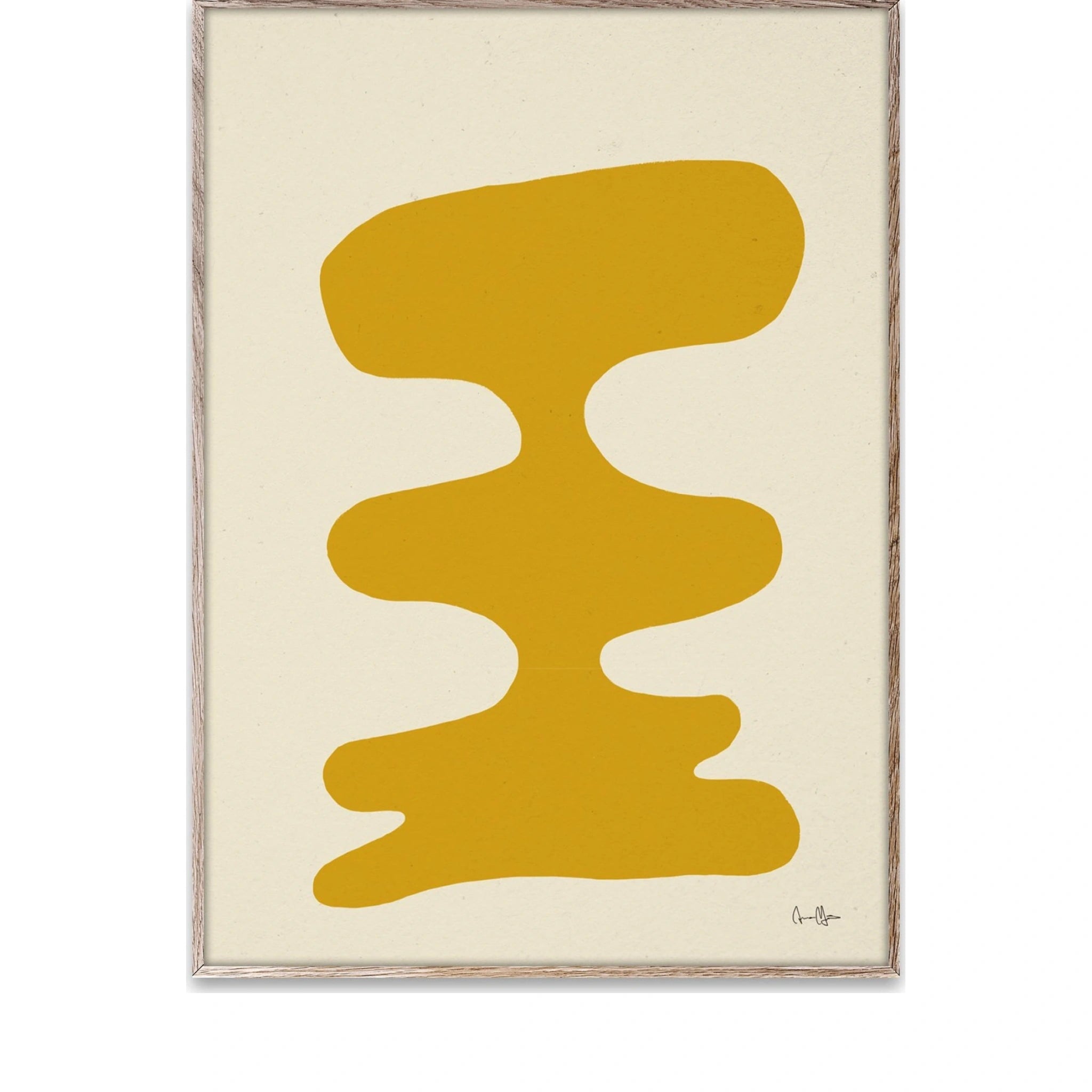 Paper Collective Soft Yellow Poster, 50x70 Cm