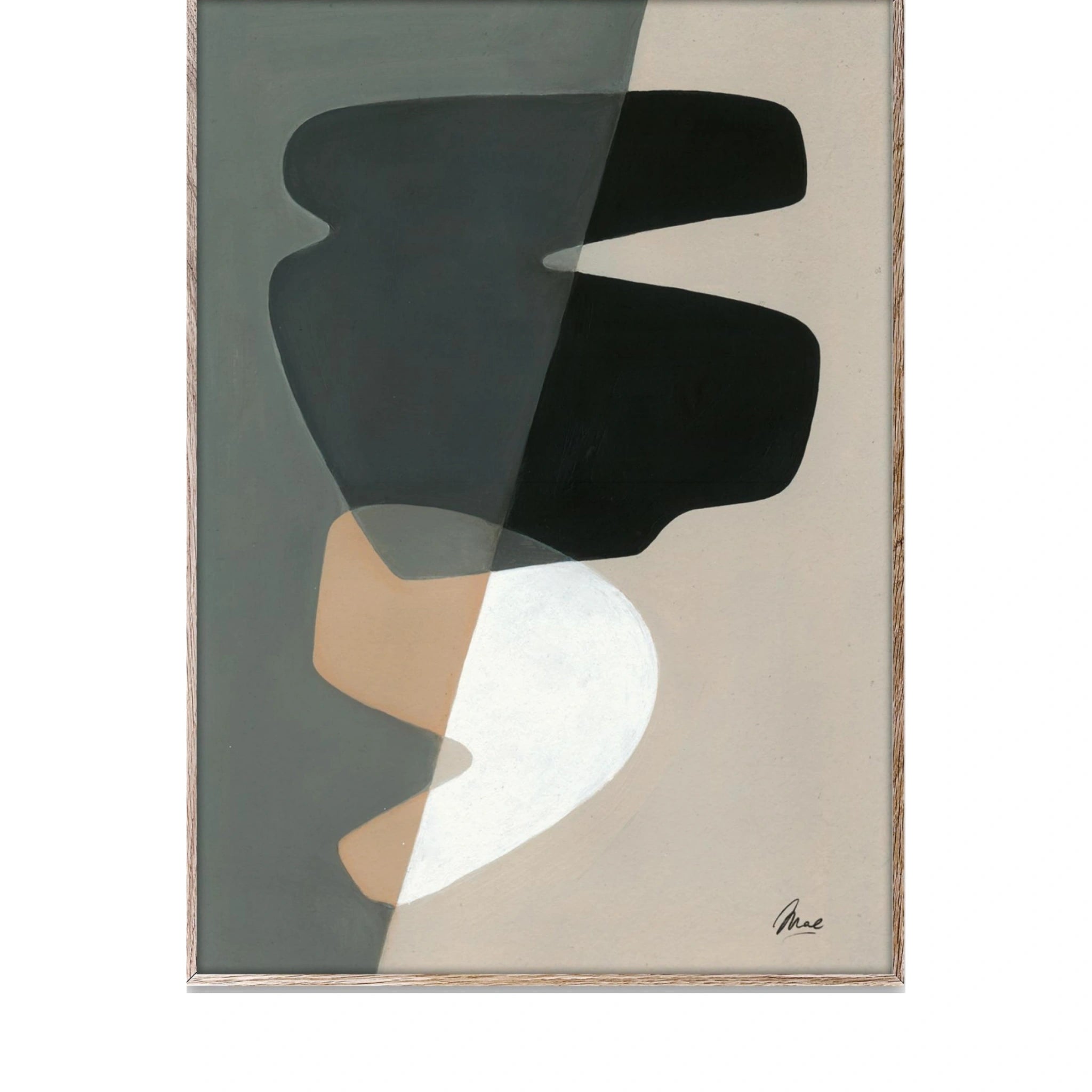 Paper Collective Composition 02 Poster, 30x40 Cm