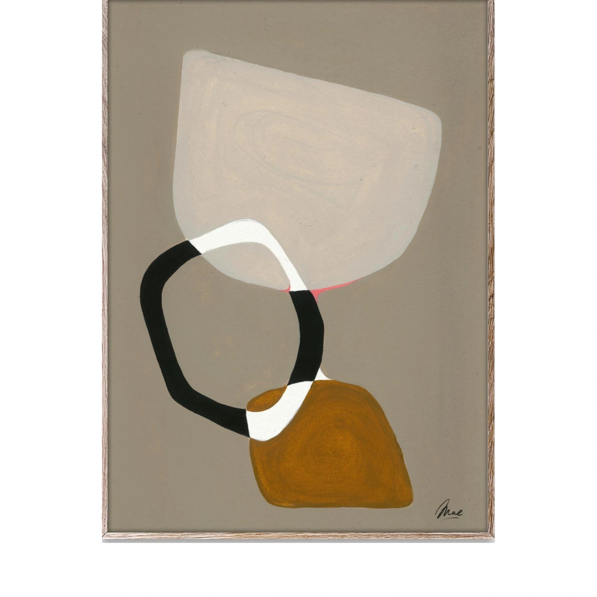 Paper Collective Composition 03 Poster, 30x40 Cm