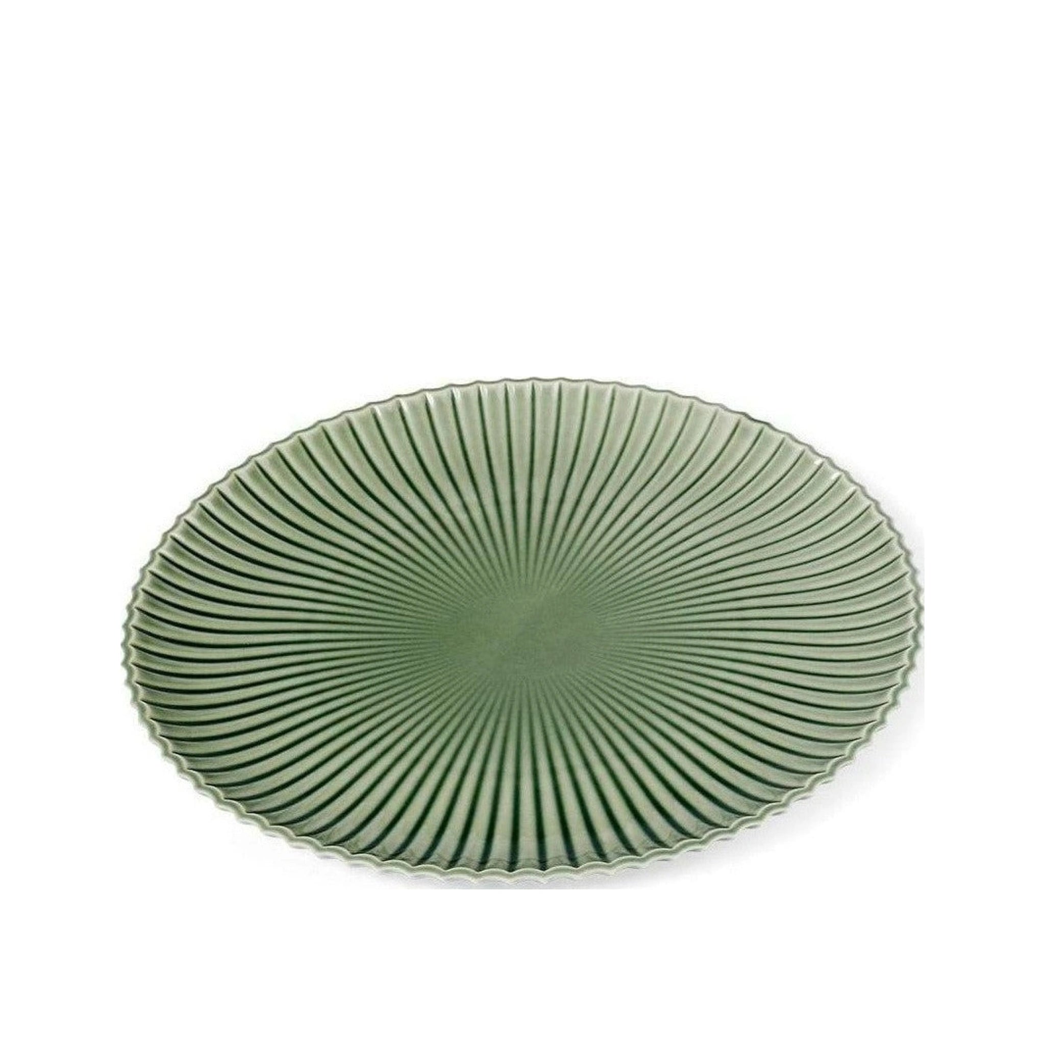 Dottir Samsurium Plate Green, 26,6cm