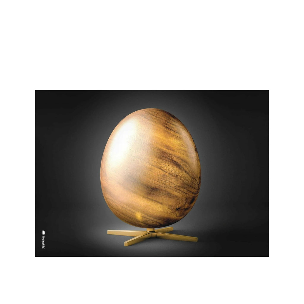 Brainchild Egg Cross-Format Poster Without Frame A5, Black