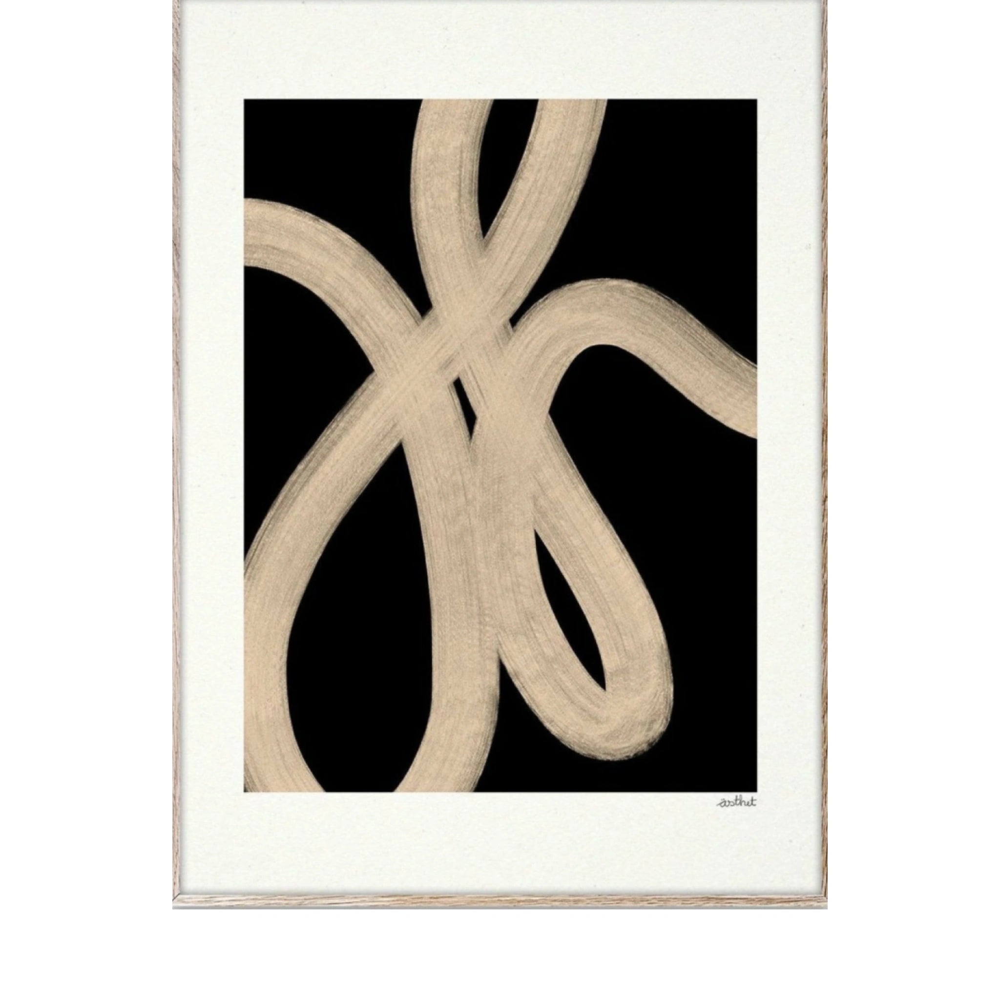 Paper Collective Sand Lines Poster, 50x70 Cm