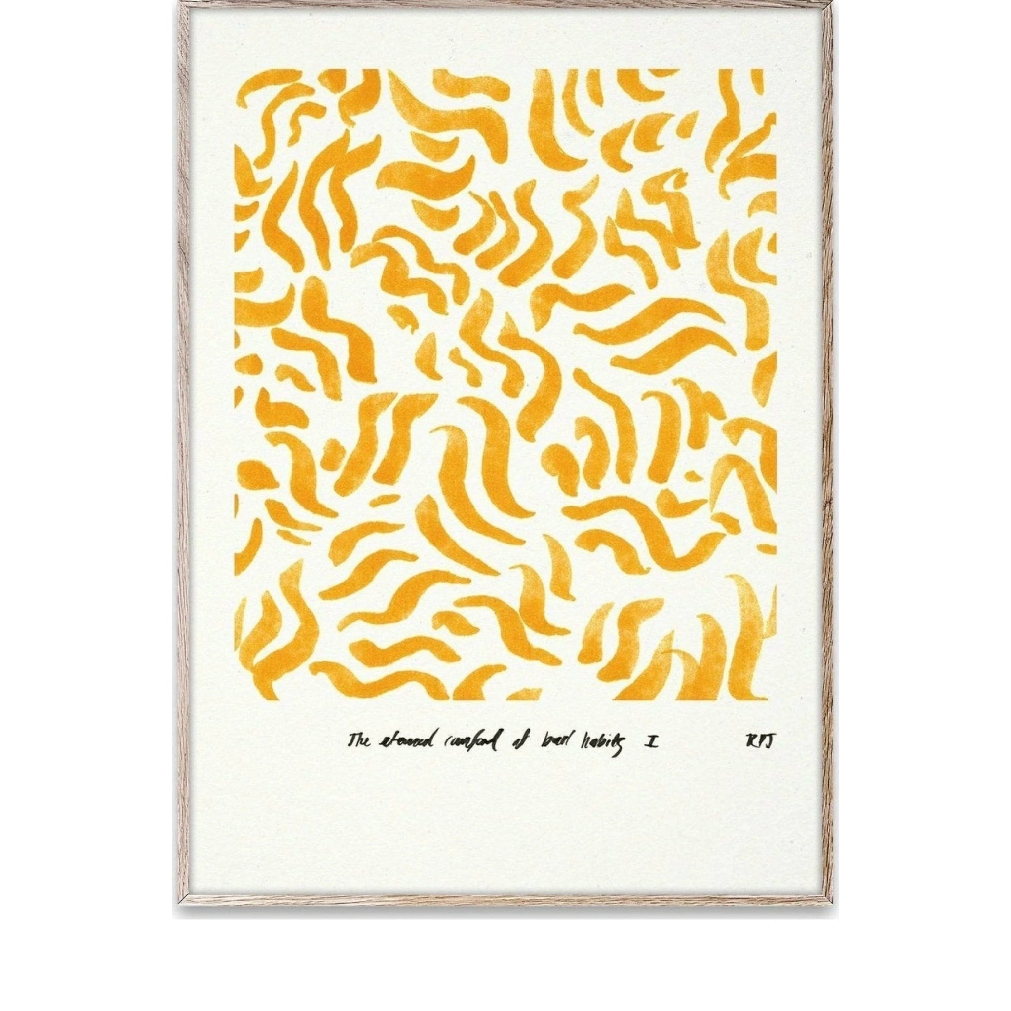 Paper Collective Comfort Poster 30x40 Cm, Yellow