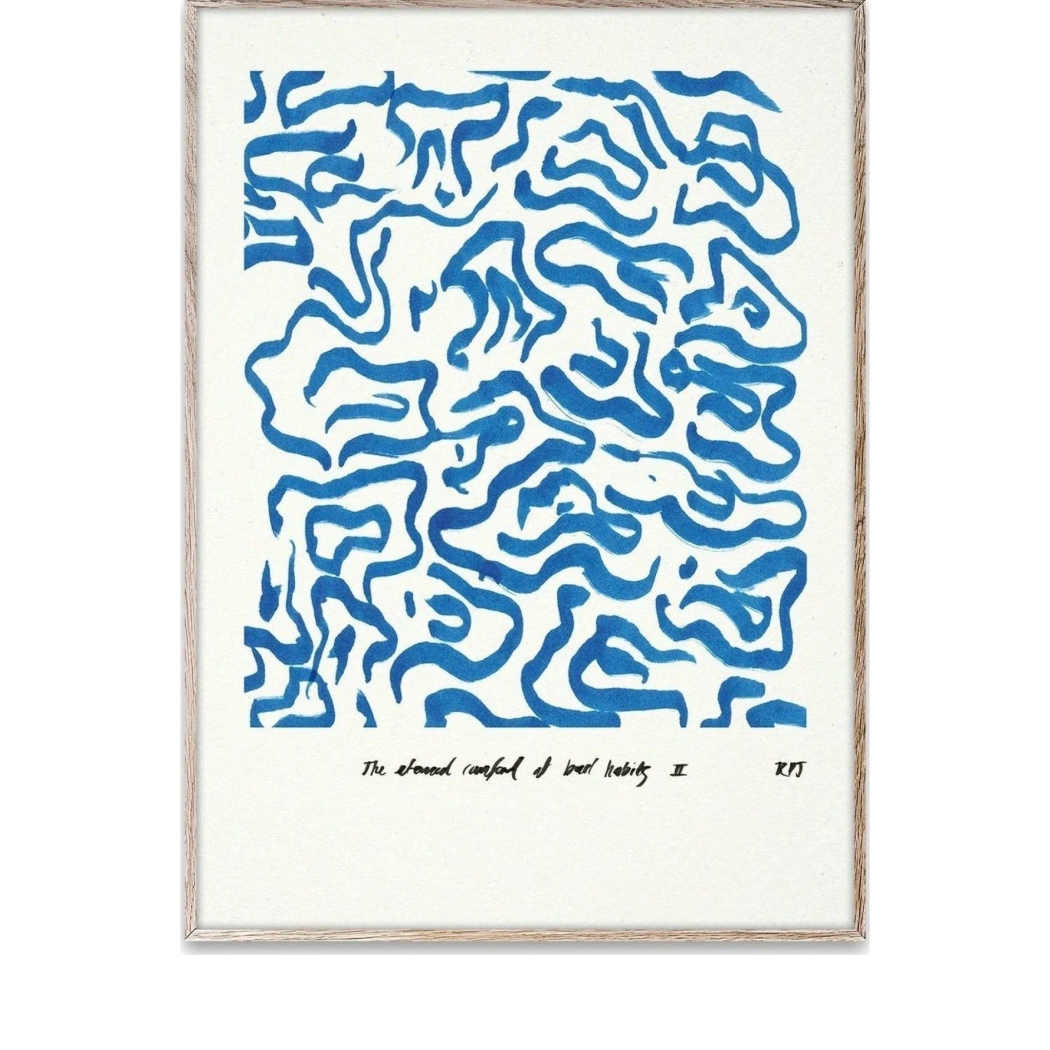 Paper Collective Comfort Poster 30x40 Cm, Blue