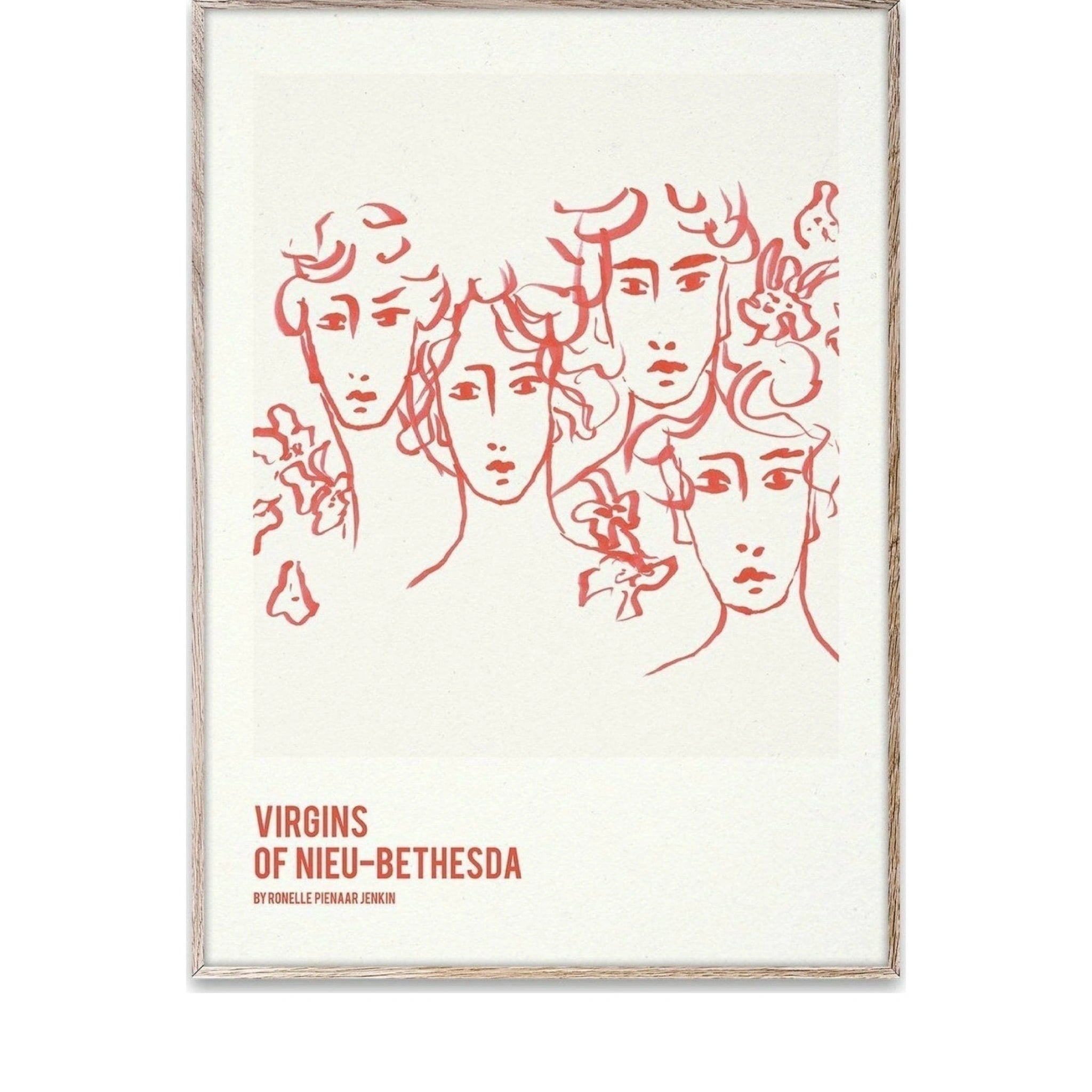 Paper Collective Four Faces Poster, 50x70 Cm