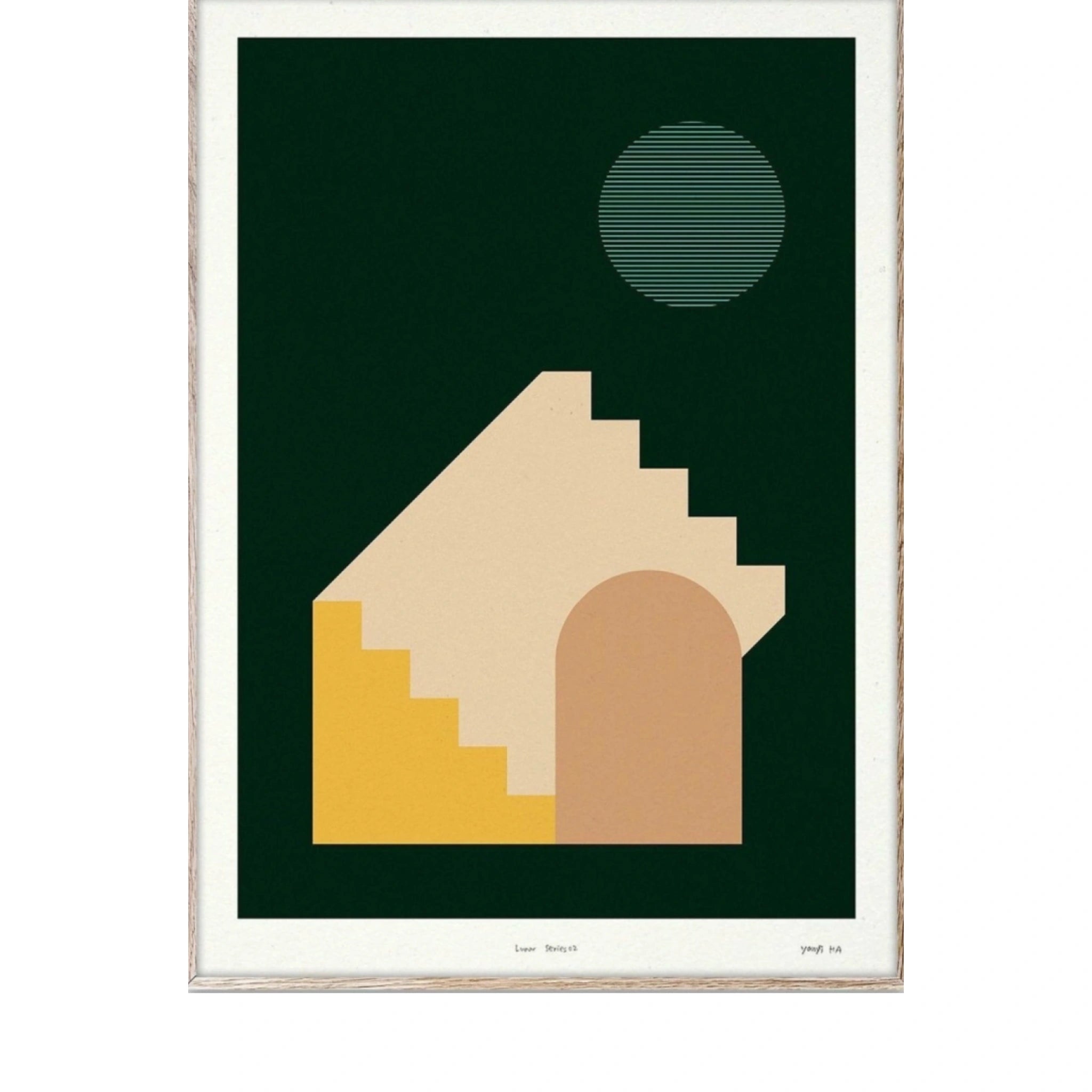 Paper Collective Lunar 02 Poster, 30x40 Cm