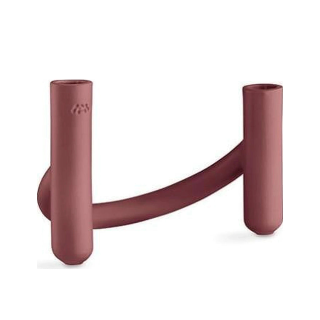 Kähler Nellemann Candle Holder, Plum
