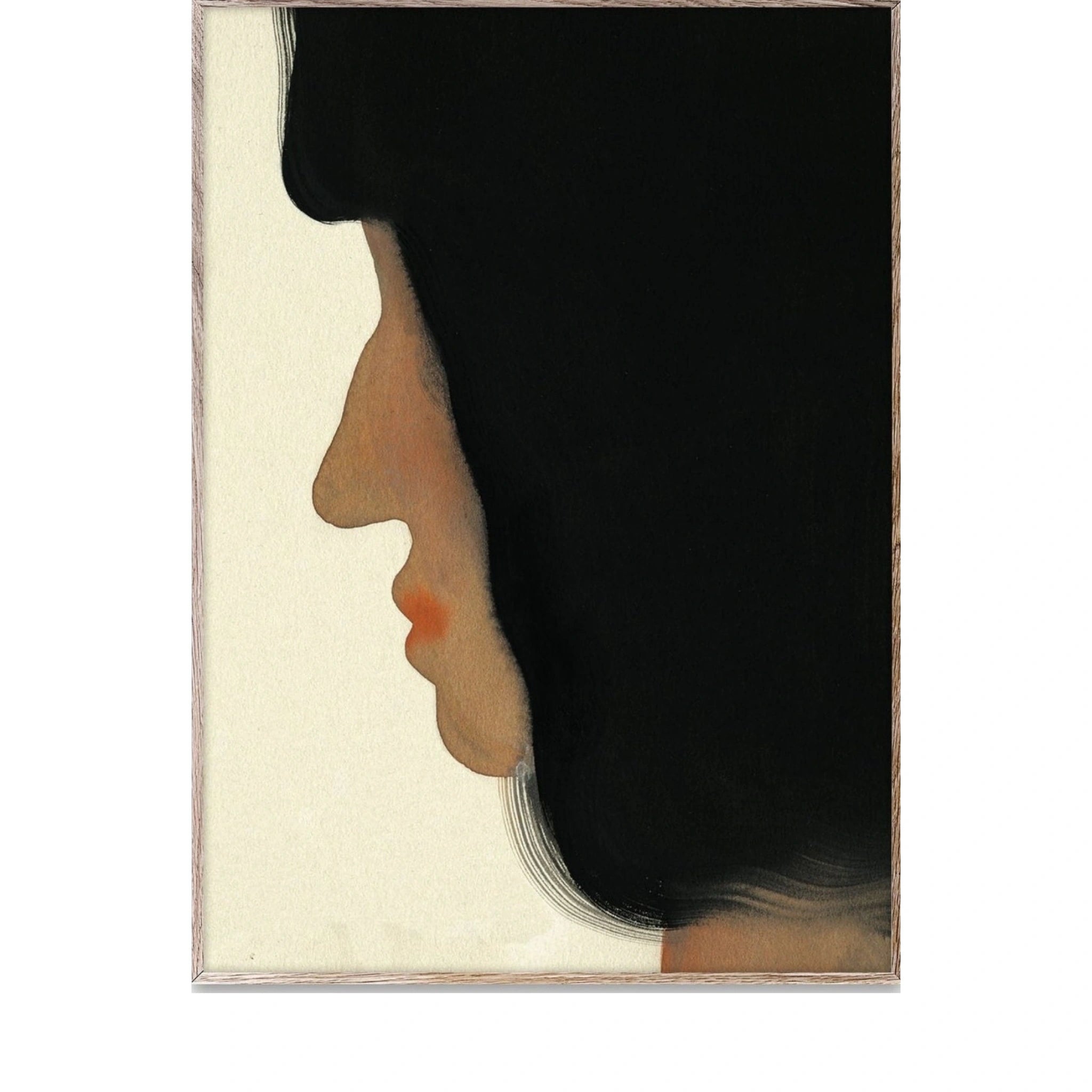 Paper Collective The Black Hair Poster, 30x40 Cm