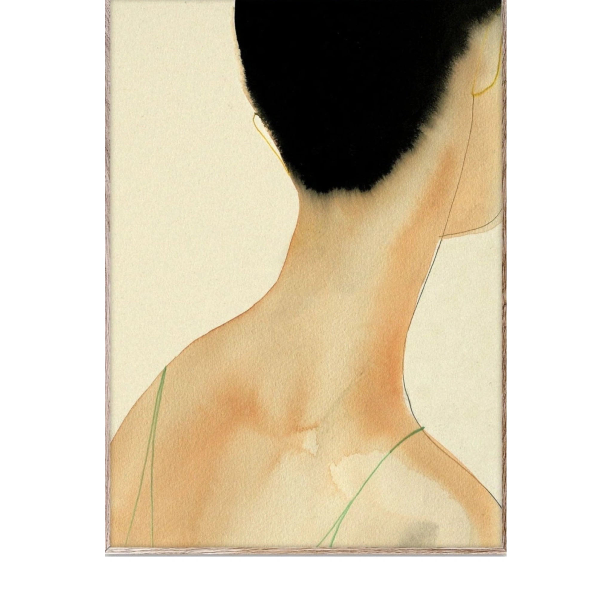 Paper Collective The Green Camisole Poster, 30x40 Cm