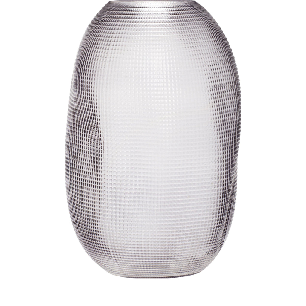 Hübsch Balloon Vase Glass Smoky Grey