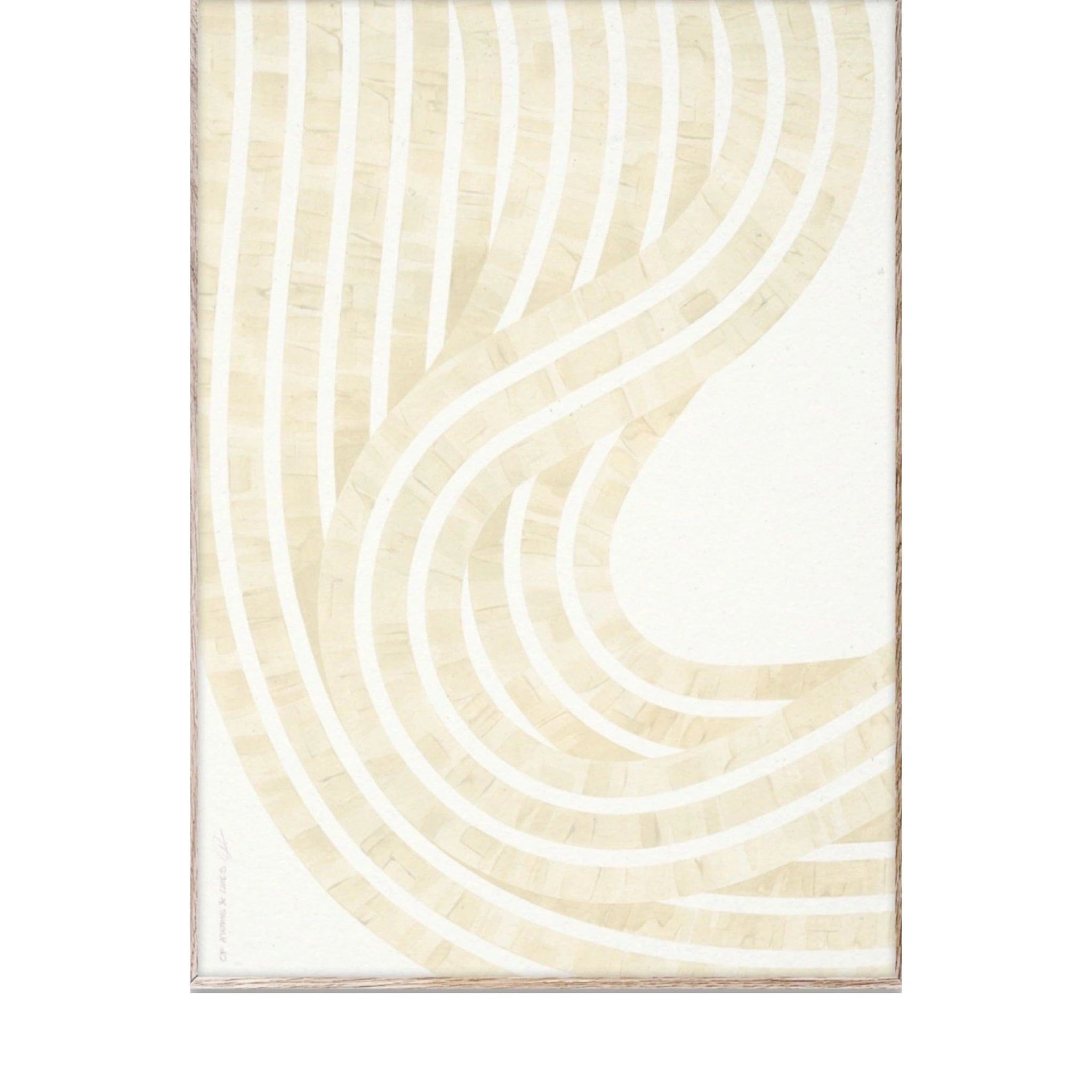 Paper Collective Entropy Sand 01 Poster, 30x40 Cm