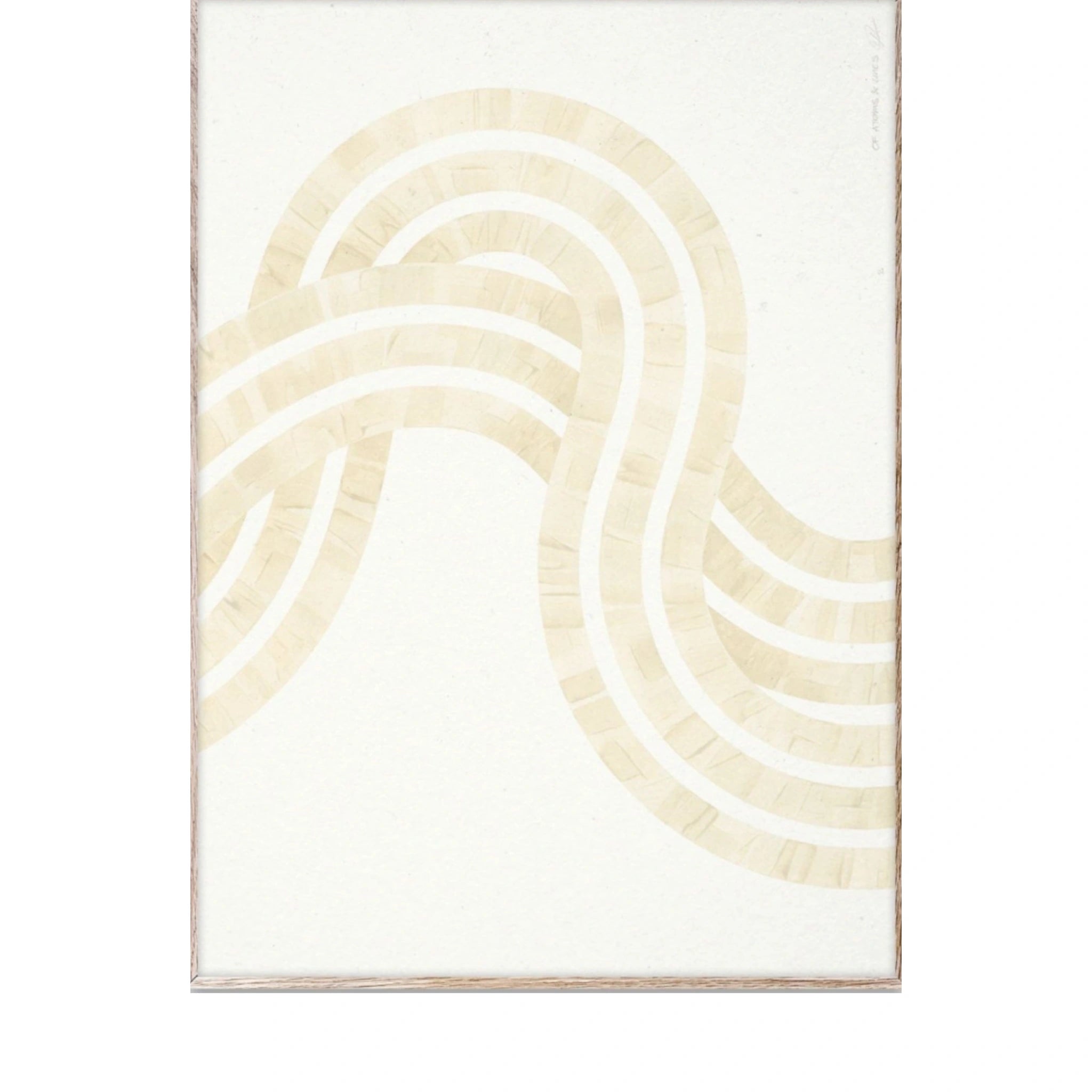 Paper Collective Entropy Sand 02 Poster, 30x40 Cm