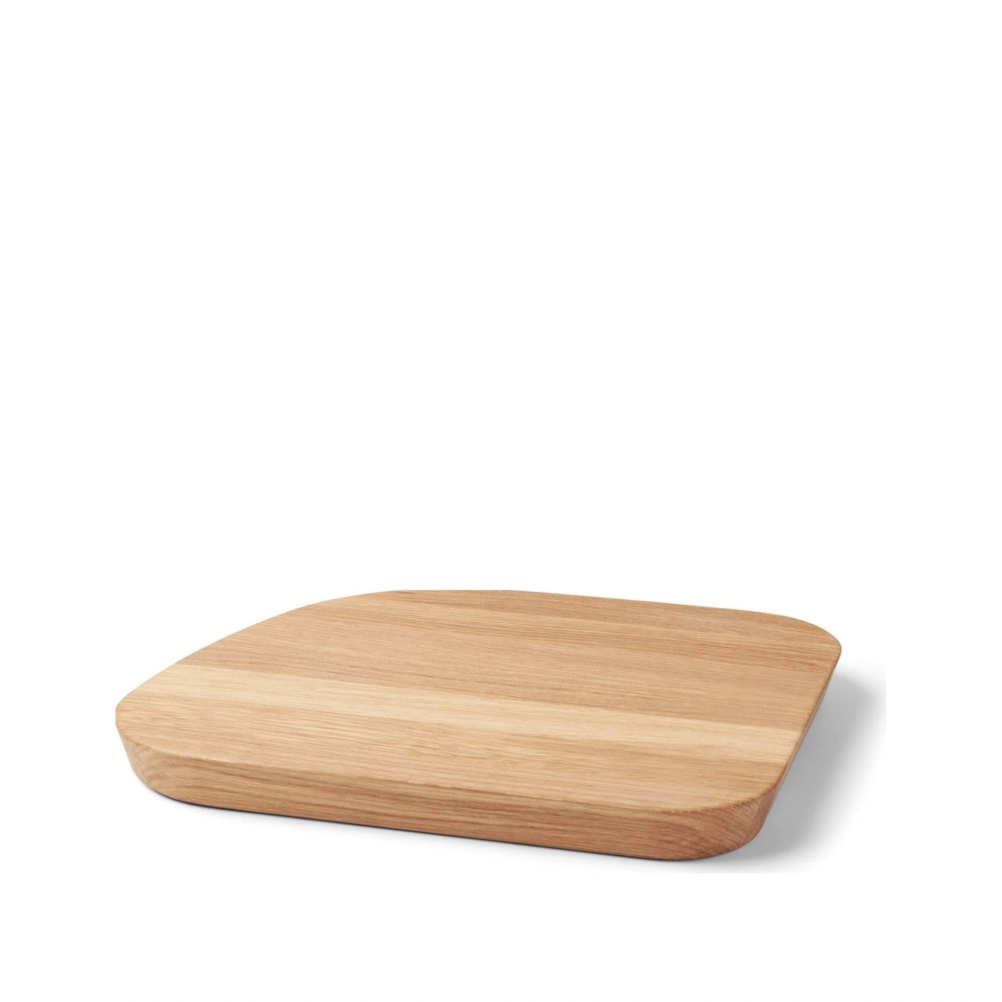 Gejst Galet Solid Oak Cutting Board 27 Cm With 3 Ceramic Bowls For Herbs