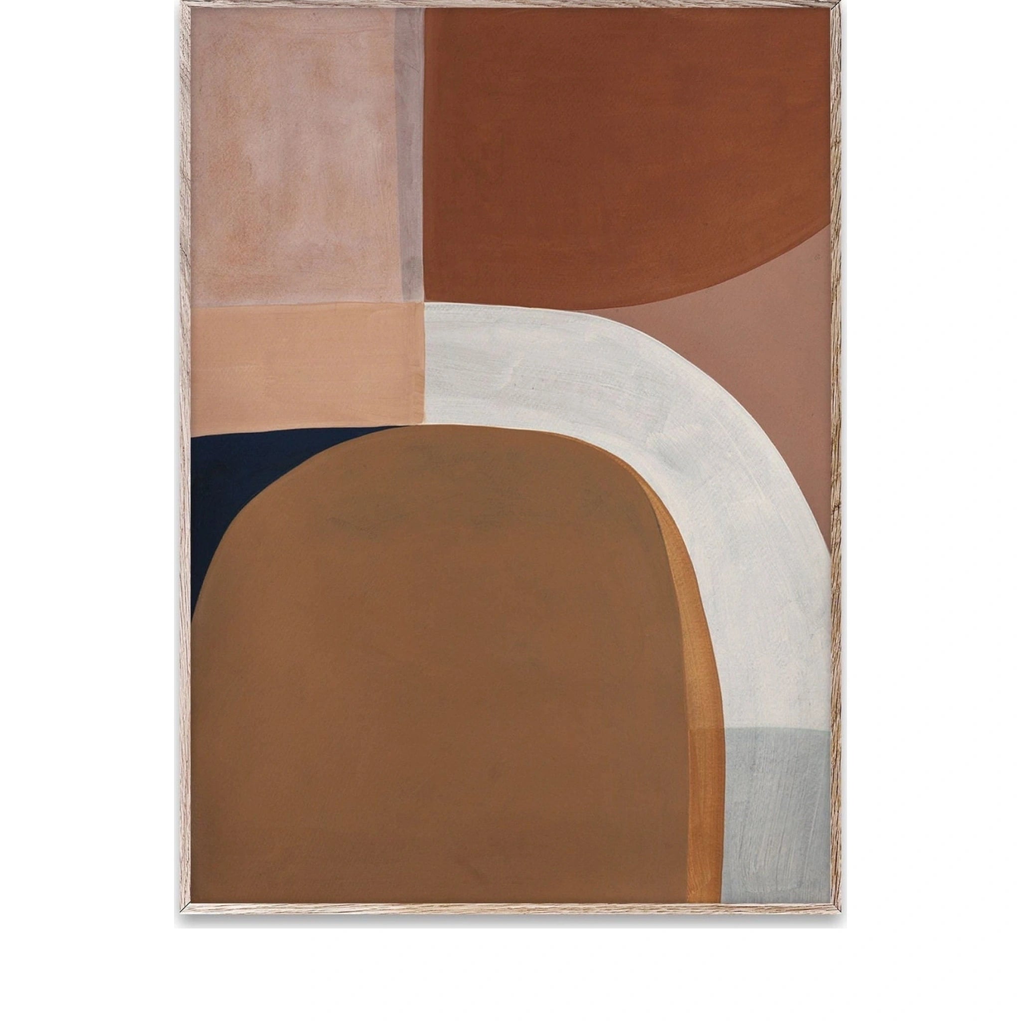 Paper Collective Painted Shapes 01 Poster, 30x40 Cm