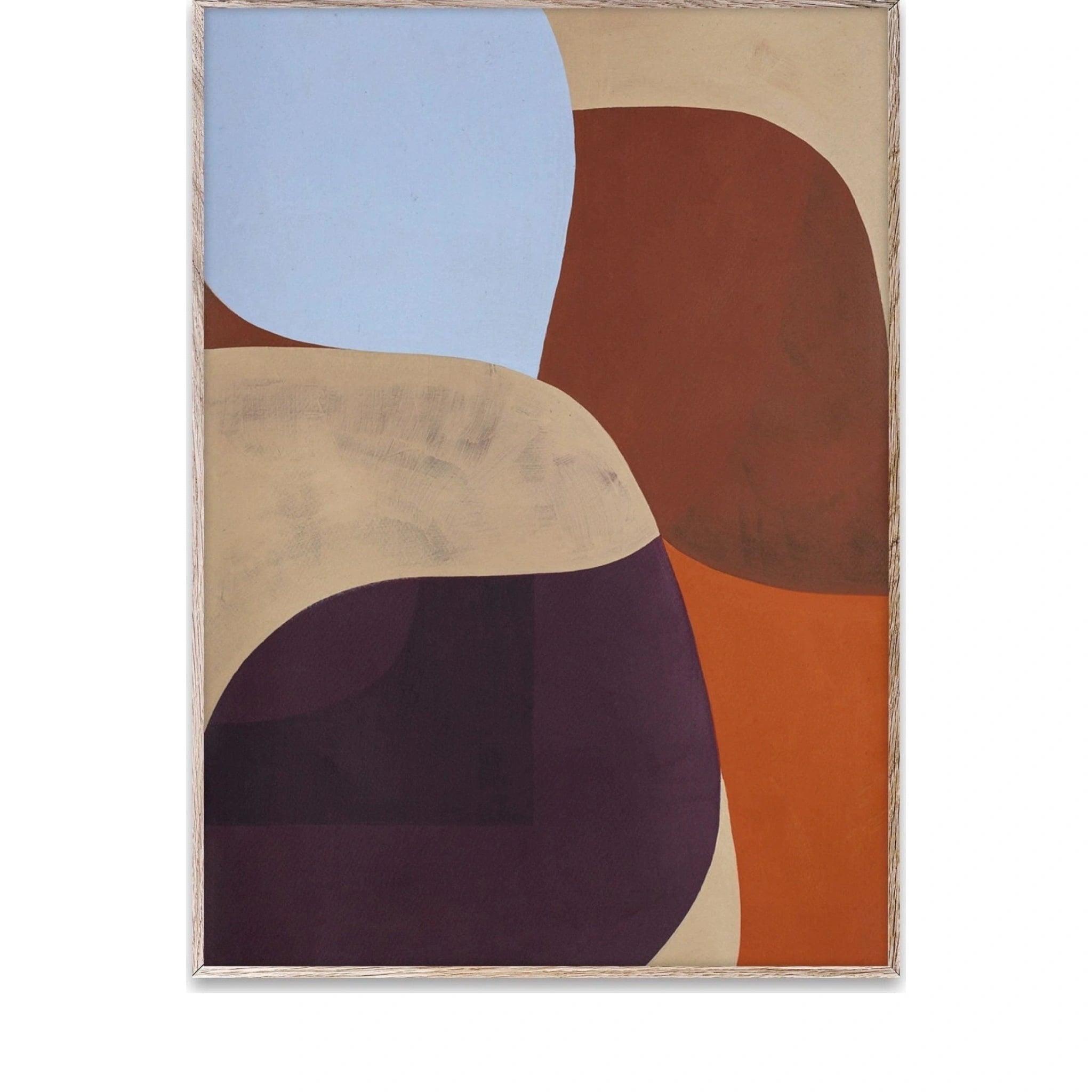 Paper Collective Painted Shapes 02 Poster, 50x70 Cm