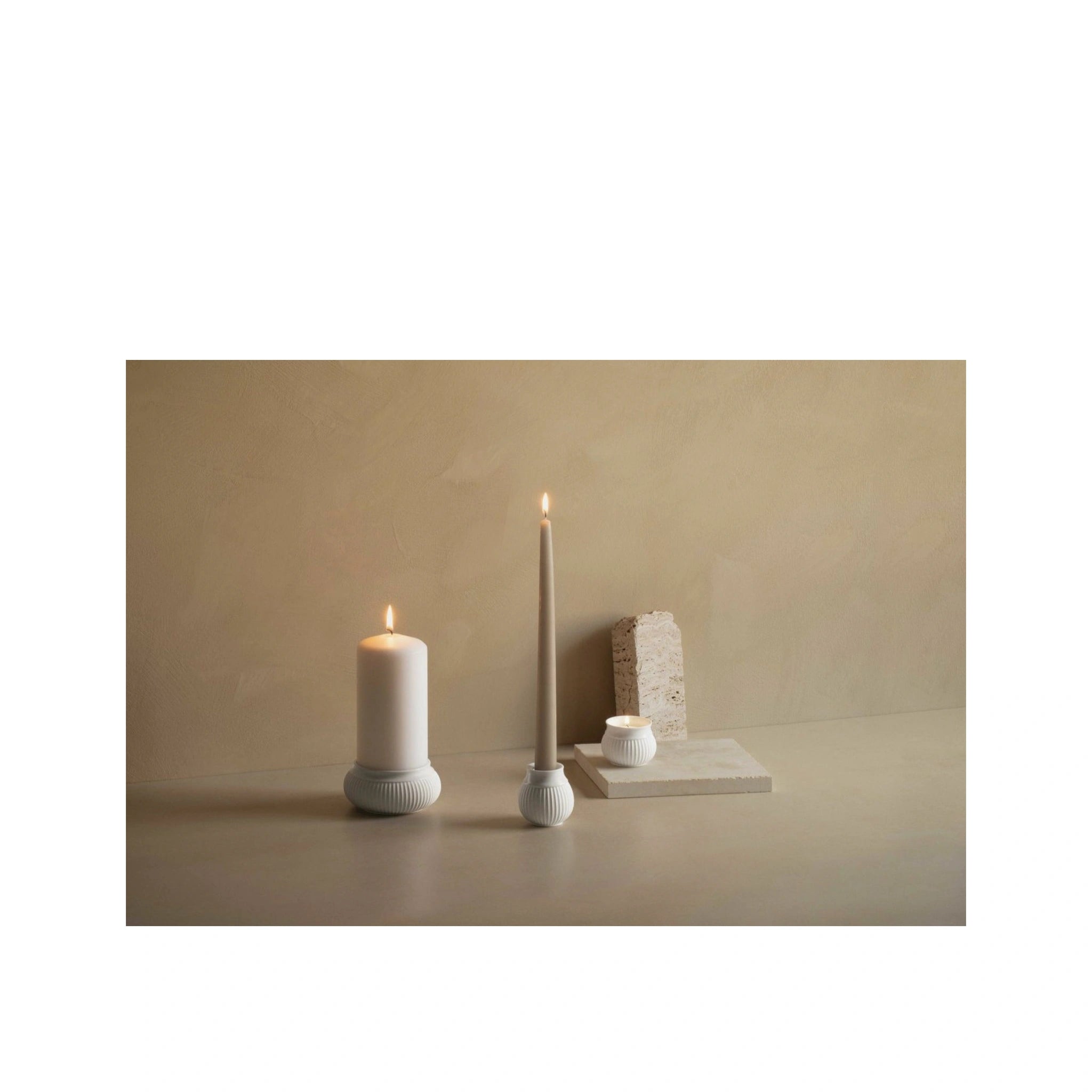 Lyngby Porcelæn Curve Tealight Holder