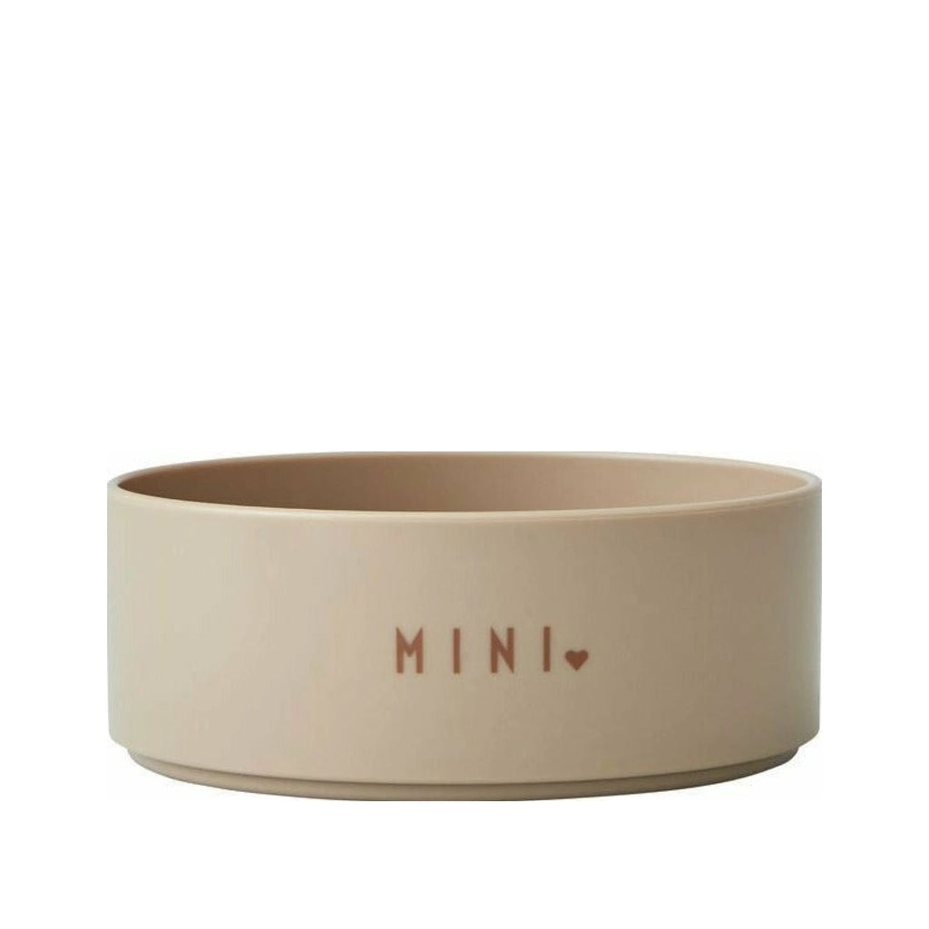 Design Letters Mini Favorite Bowl Tritan Beige, Love